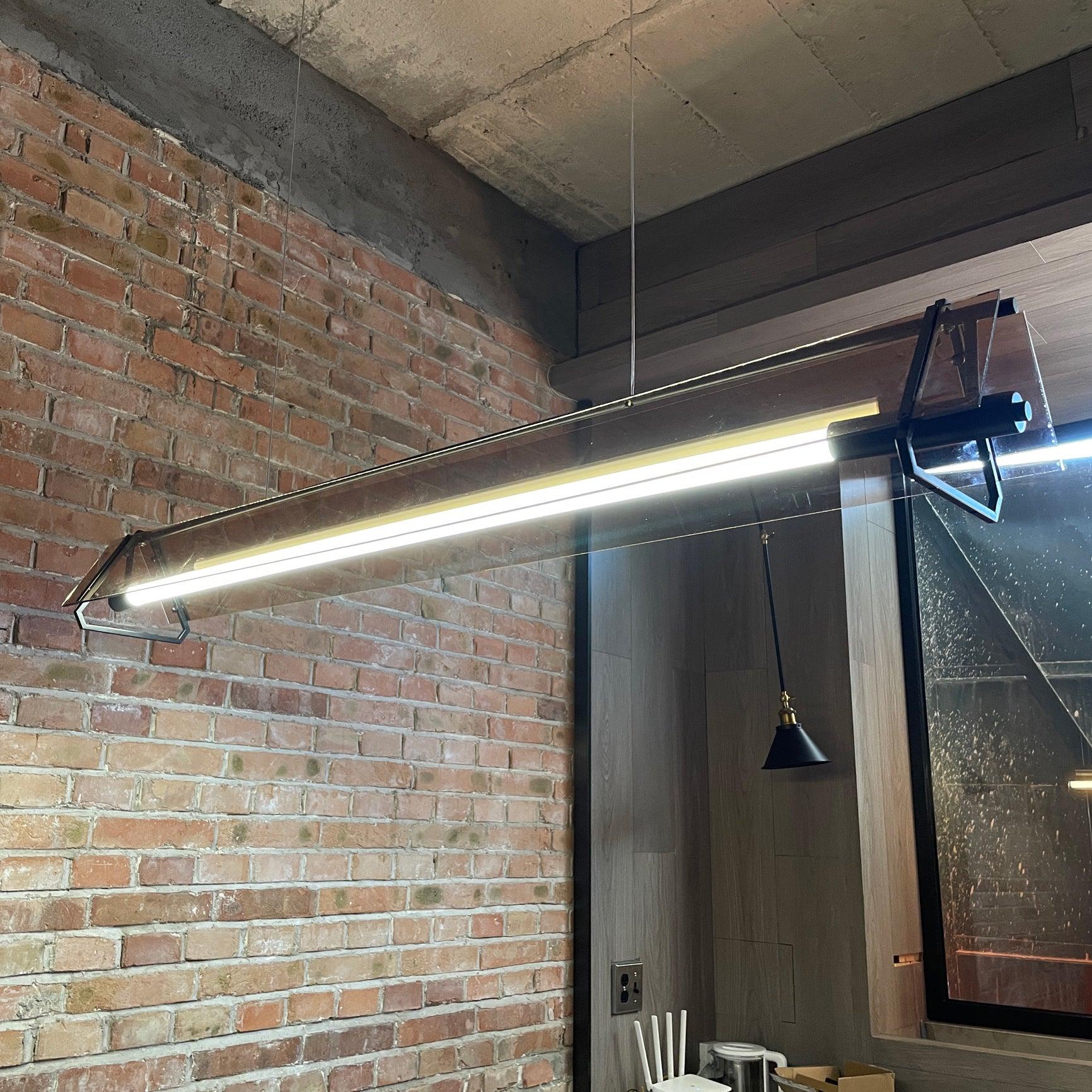 Lunaris Glas Minimalistische Pendelleuchte-Letslighting