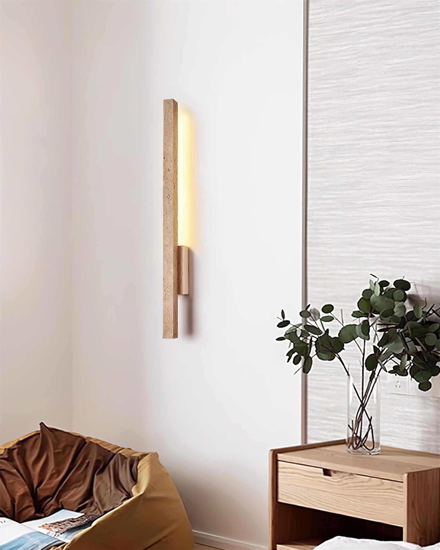 Opalyn Slim Travertine Wall Lamp - Letslighting