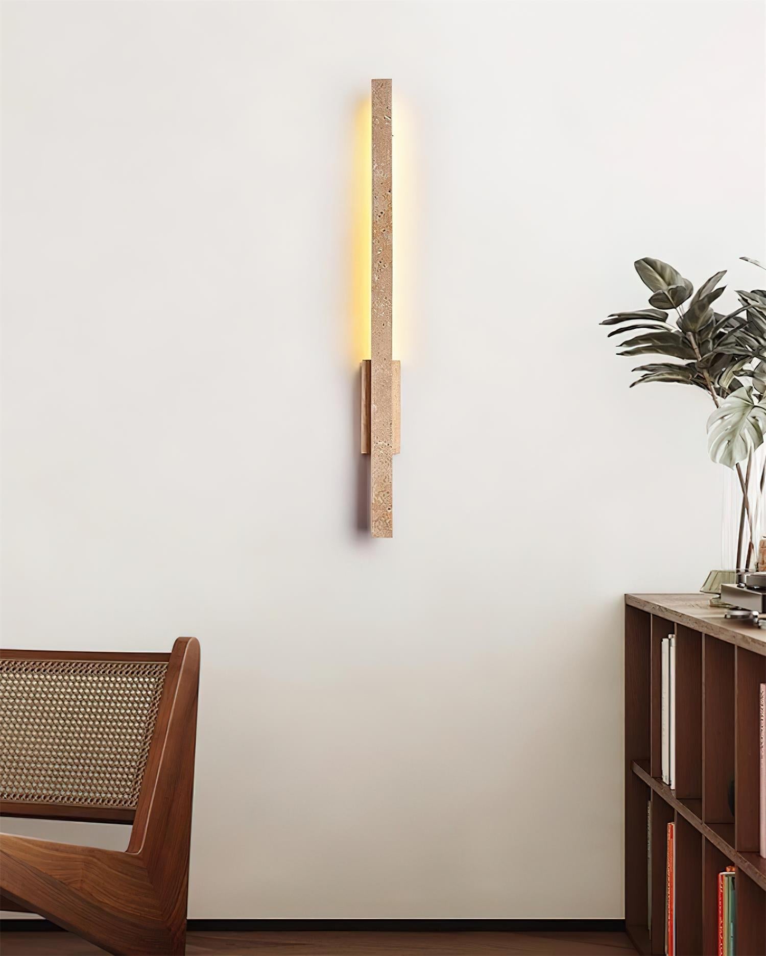 Opalyn Slim Travertine Wall Lamp - Letslighting