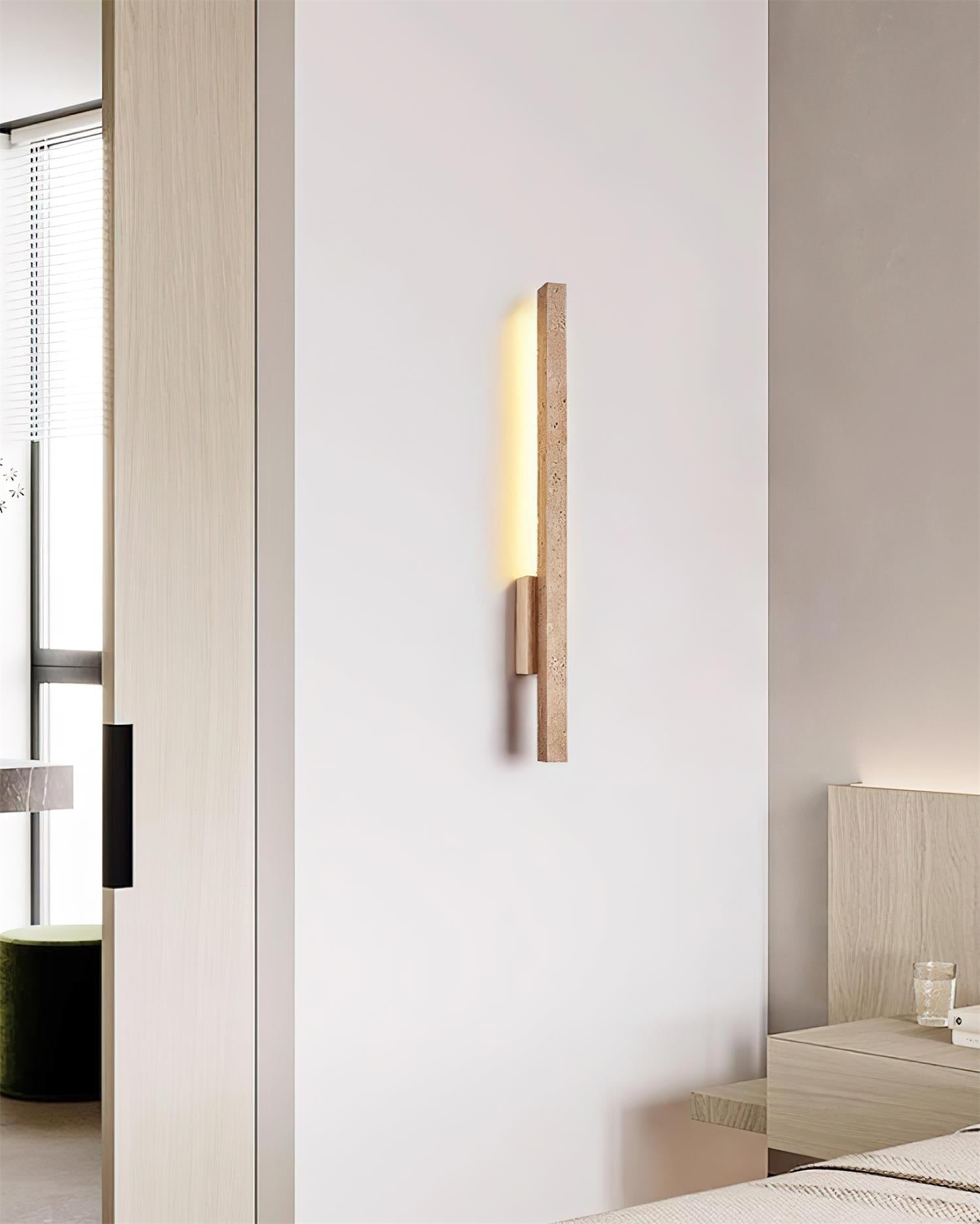 Opalyn Slim Travertine Wall Lamp - Letslighting