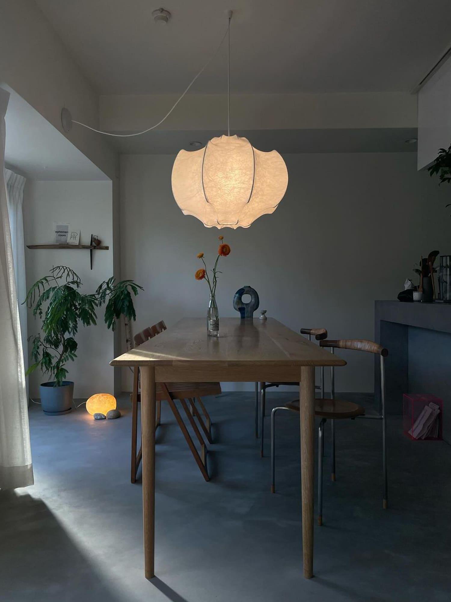 Lotus Minimalistisch Seide Pendelleuchte Lampe-Letslighting