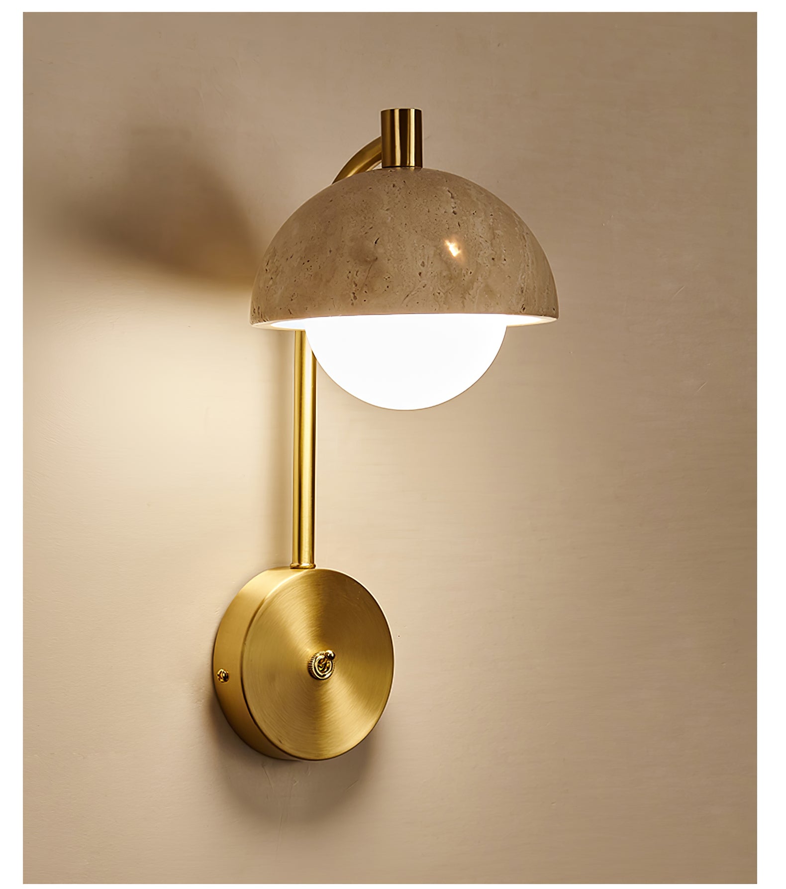 Ormaren Travertine Wall Light - Blowlighting