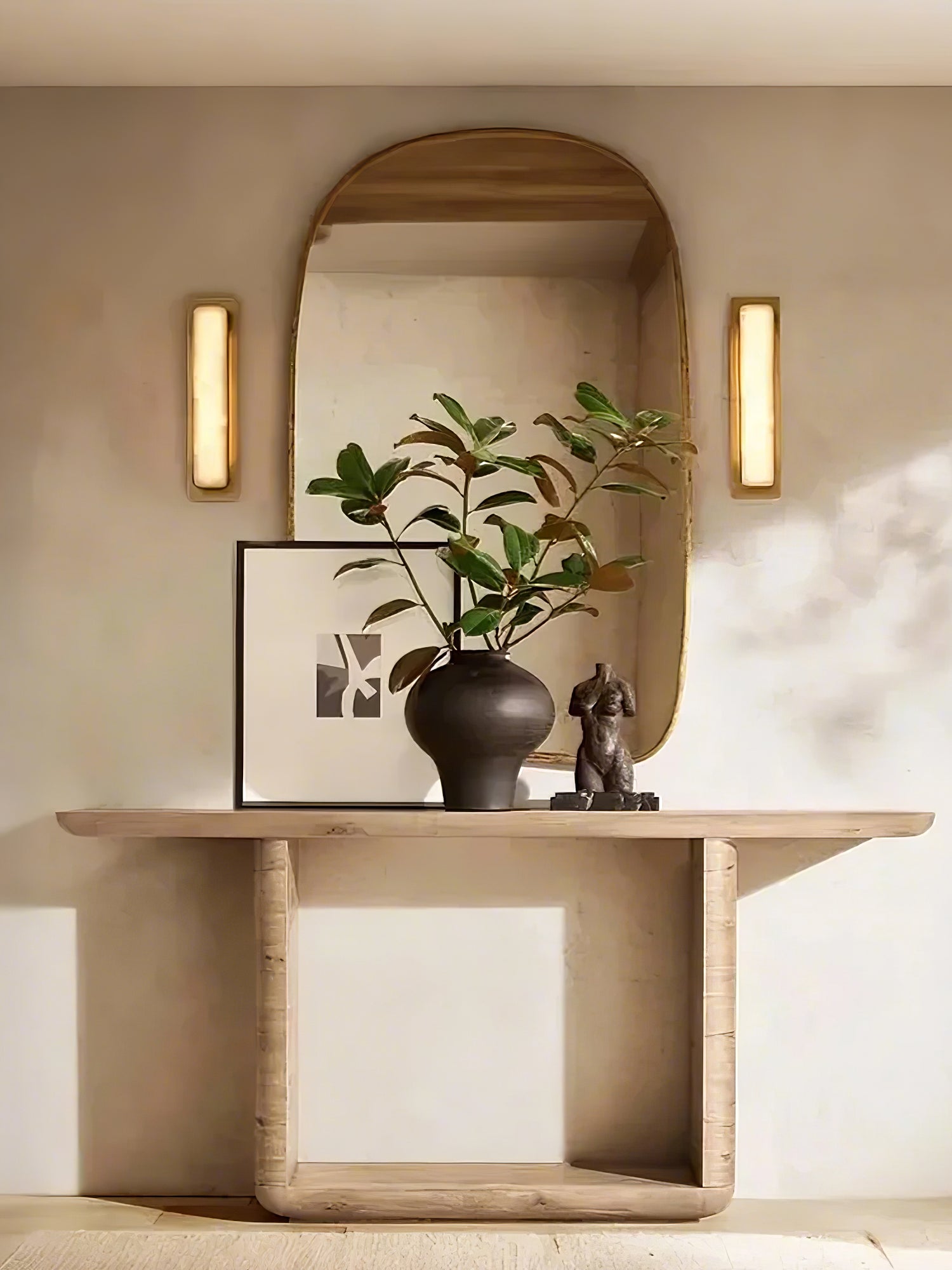 Ollore Linear Alabaster Wall Light - Neutralighting