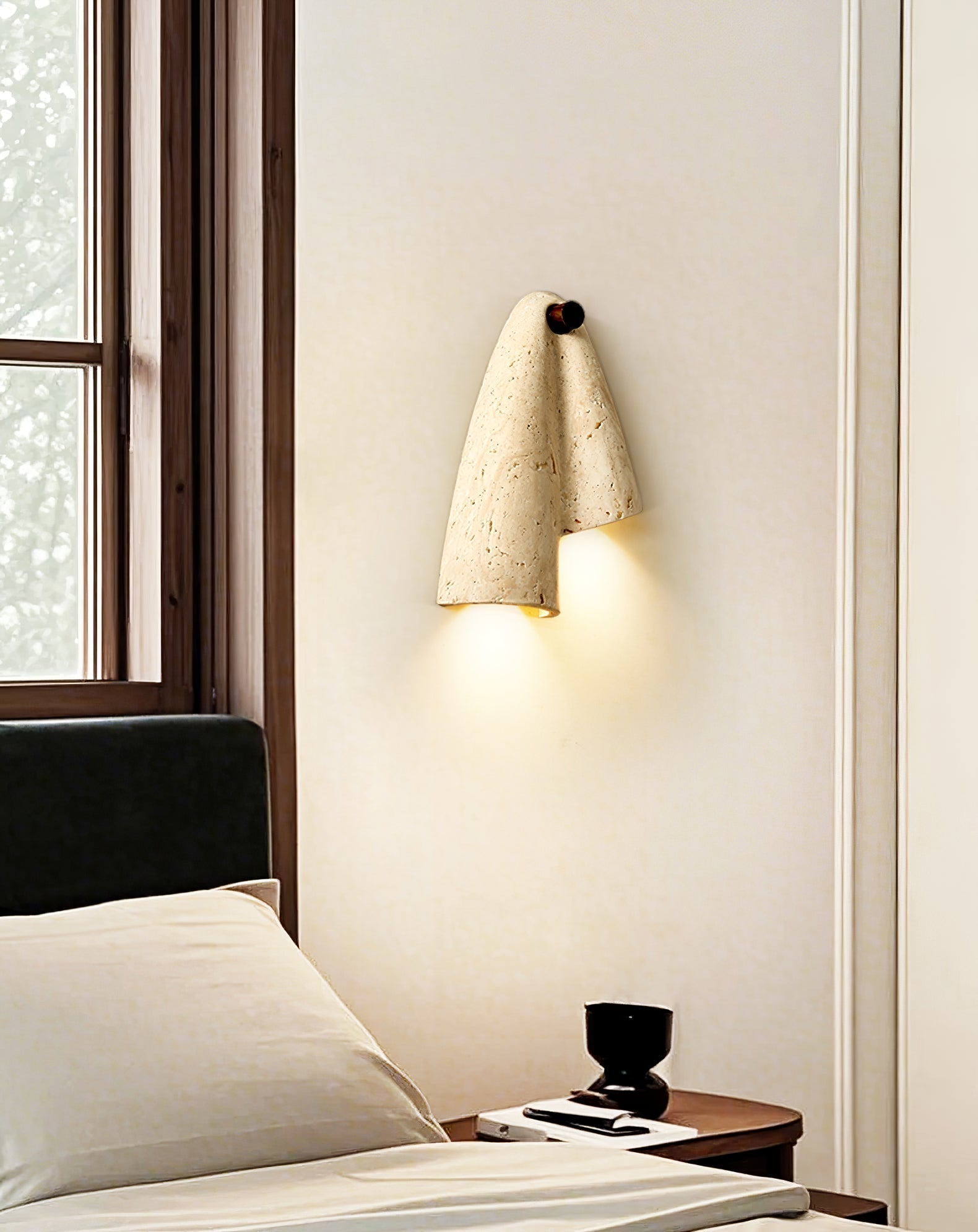 Artistic Travertine Wall Light - Neutralighting