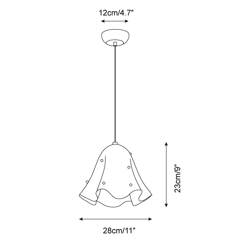 Liora Bell Glass Pendant Light - Letslighting