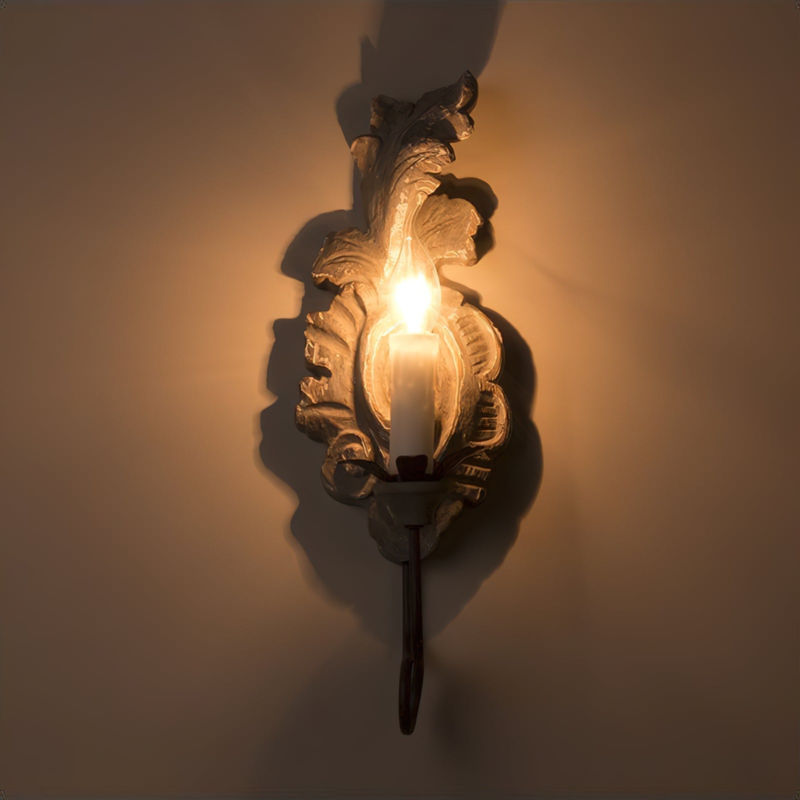 Olsilel Elegante Vintage-Wandleuchte aus Kunstharz-Letslighting