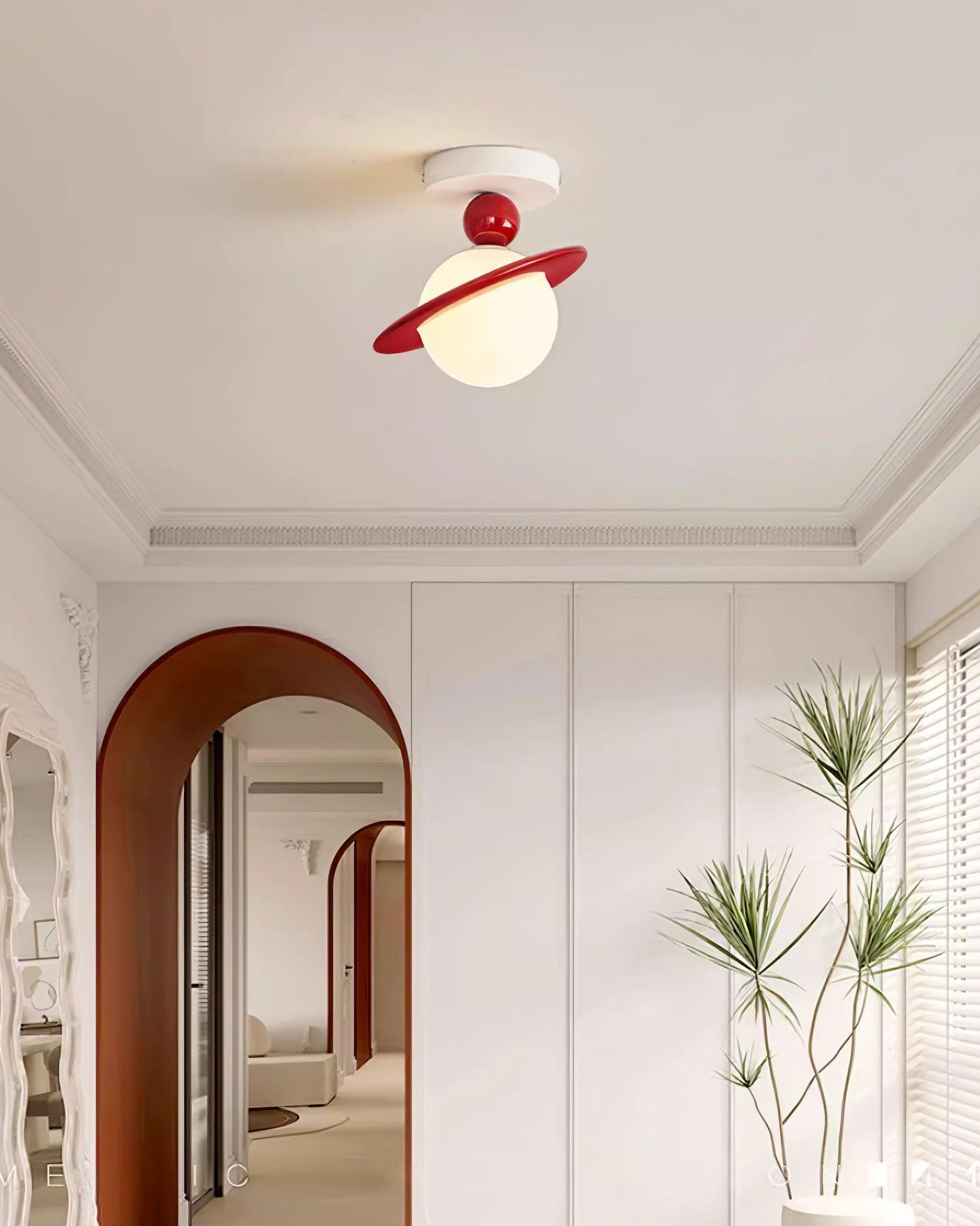 Pivoro Rot Weiß Deckenleuchte-Letslighting