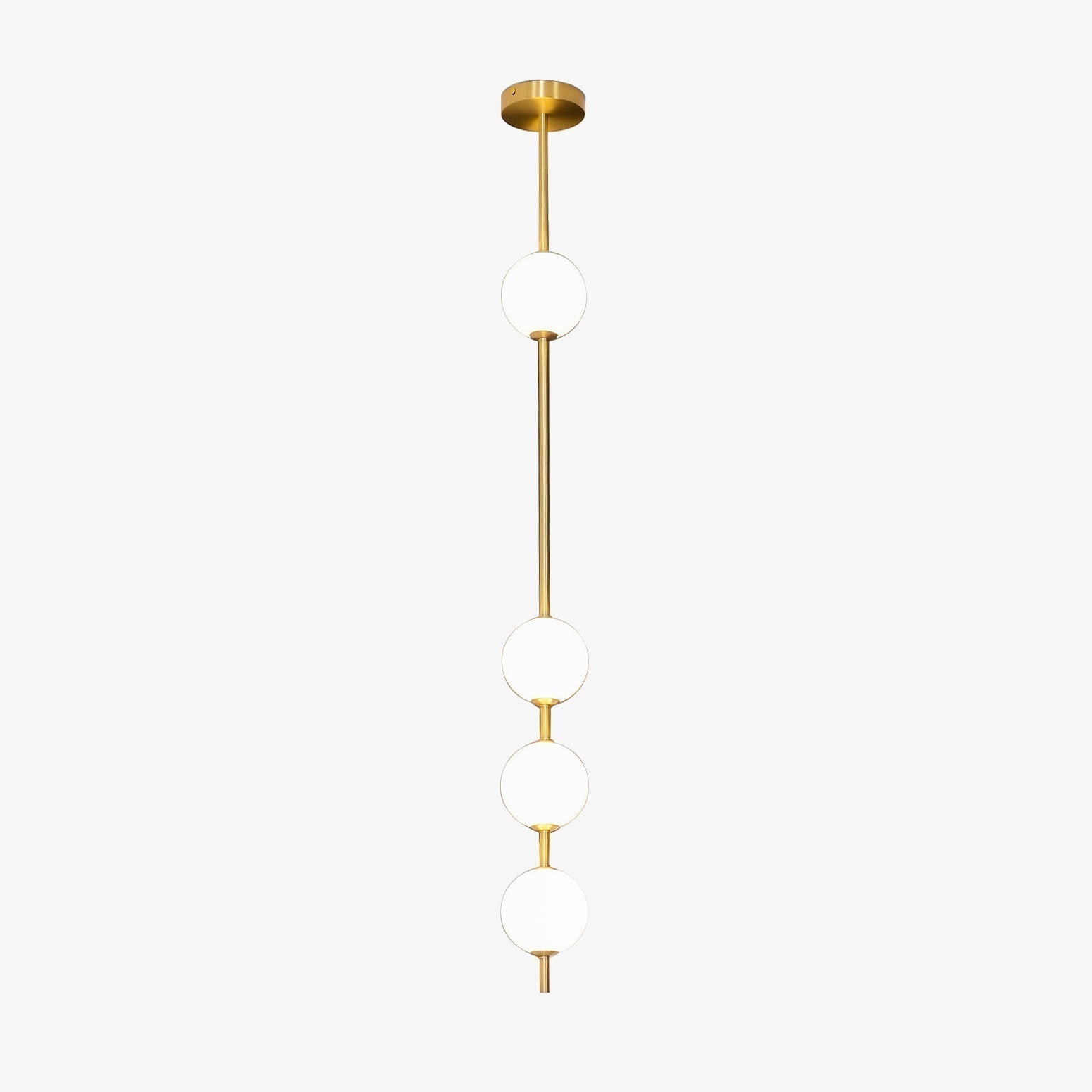 Halo Moderne Minimalistische Messing Pendelleuchte-Letslighting