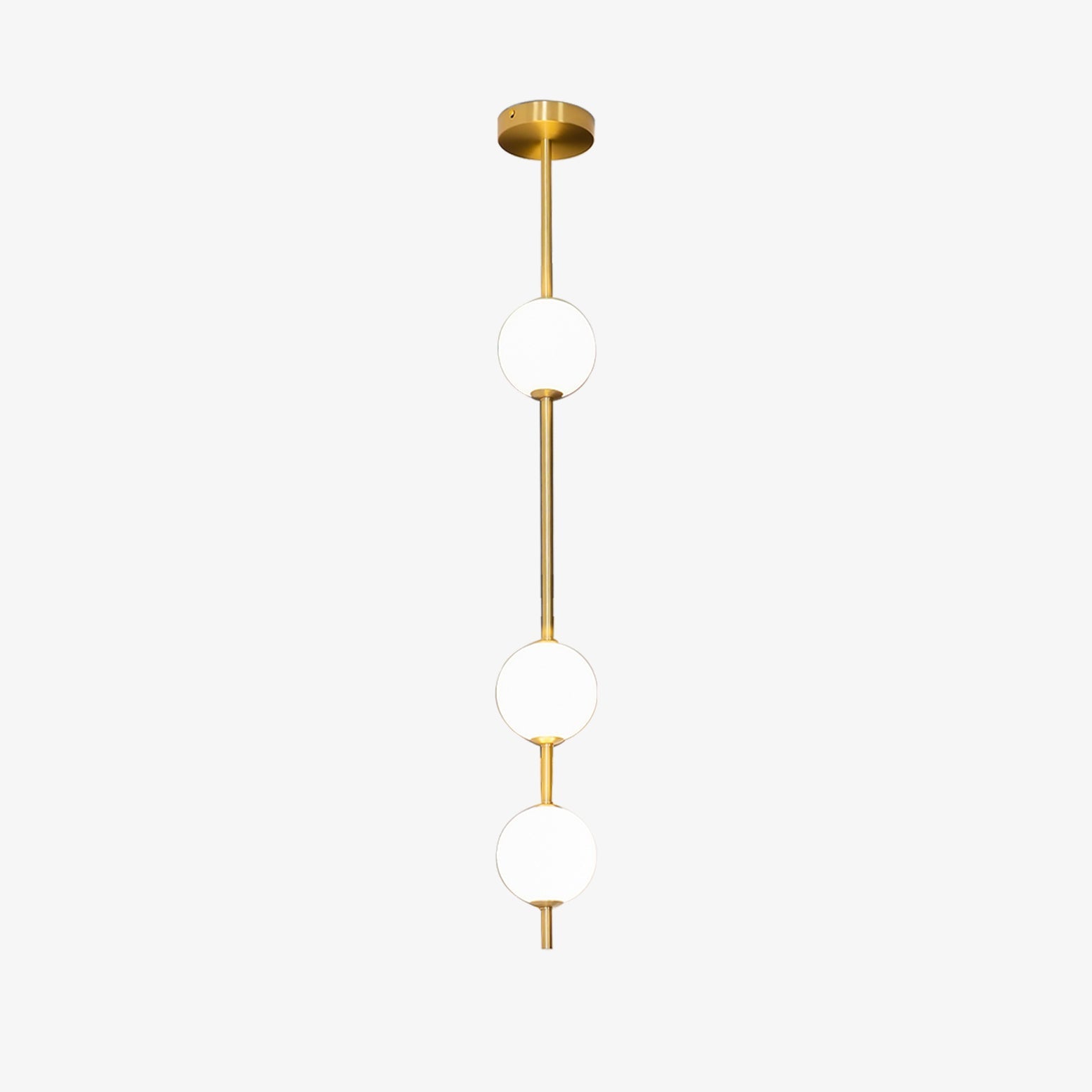 Halo Moderne Minimalistische Messing Pendelleuchte-Letslighting