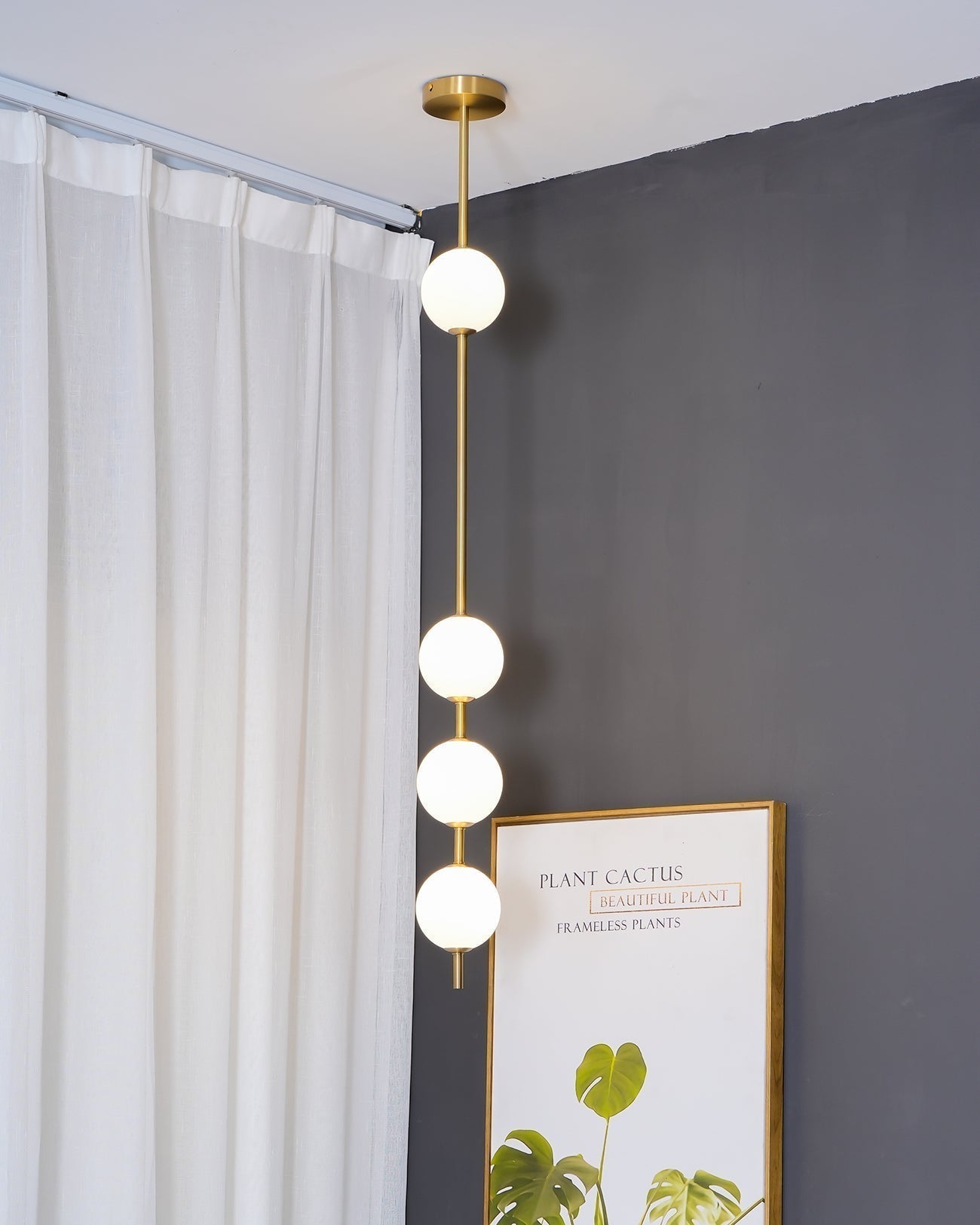 Halo Moderne Minimalistische Messing Pendelleuchte-Letslighting