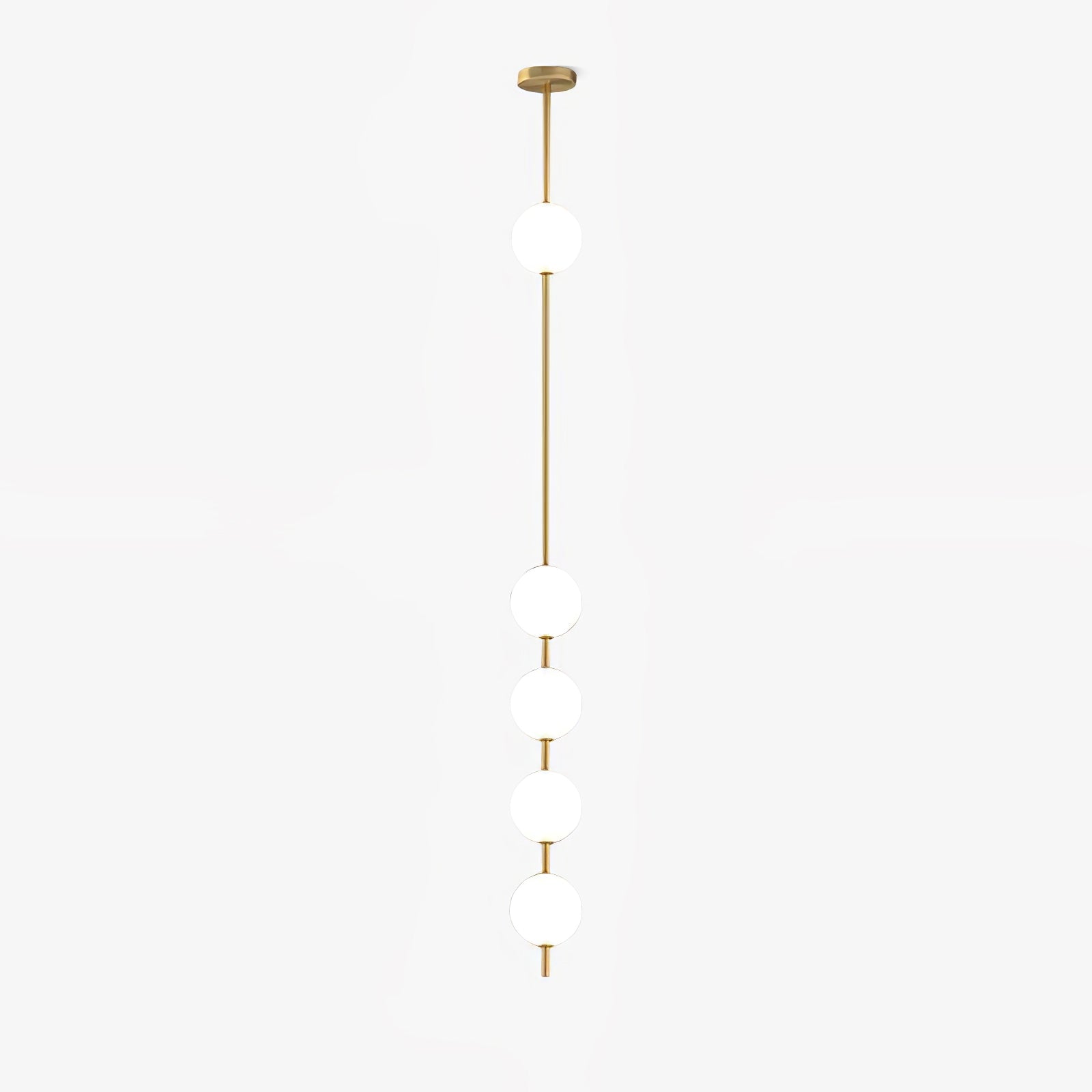 Halo Moderne Minimalistische Messing Pendelleuchte-Letslighting