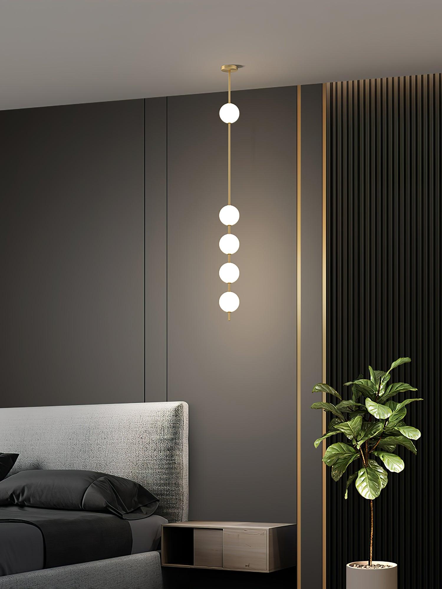 Halo Moderne Minimalistische Messing Pendelleuchte-Letslighting