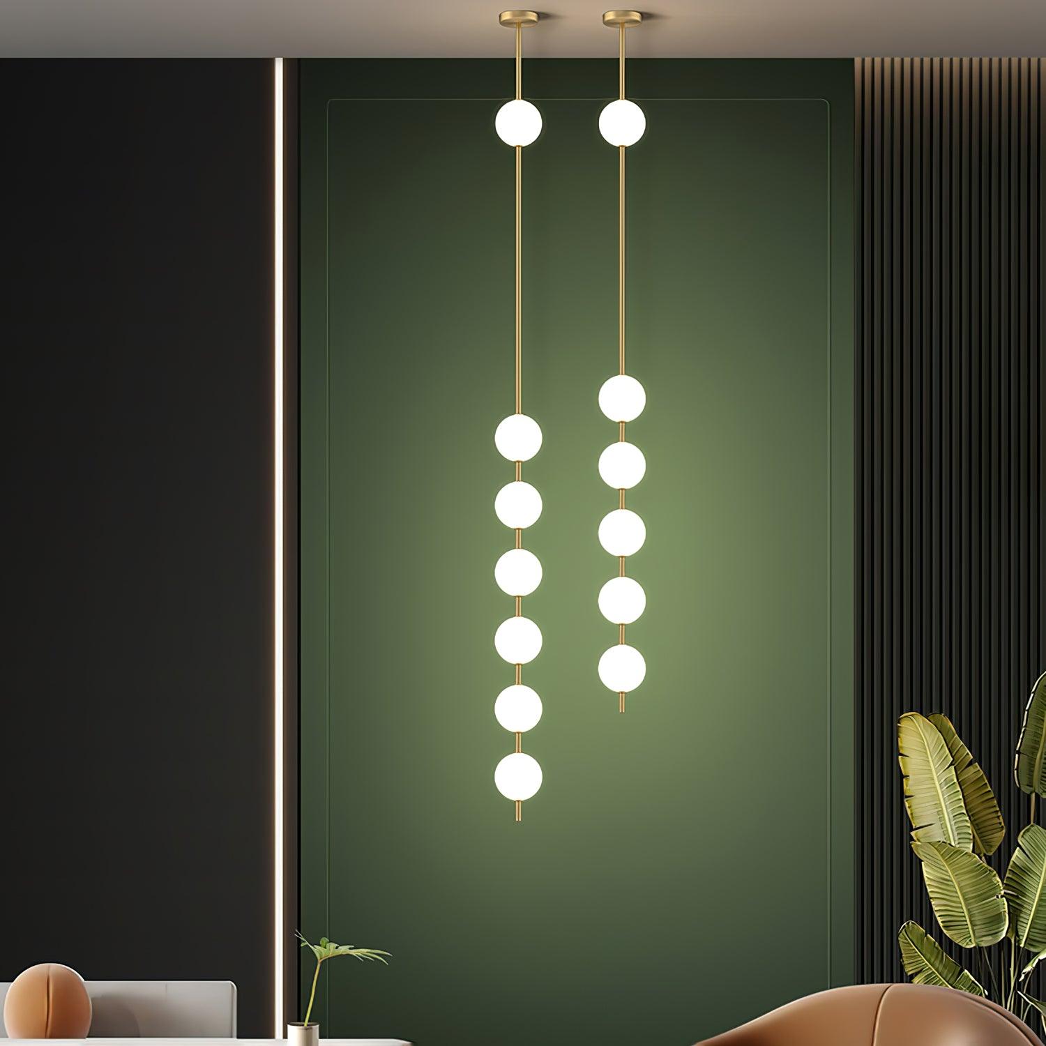 Halo Moderne Minimalistische Messing Pendelleuchte-Letslighting