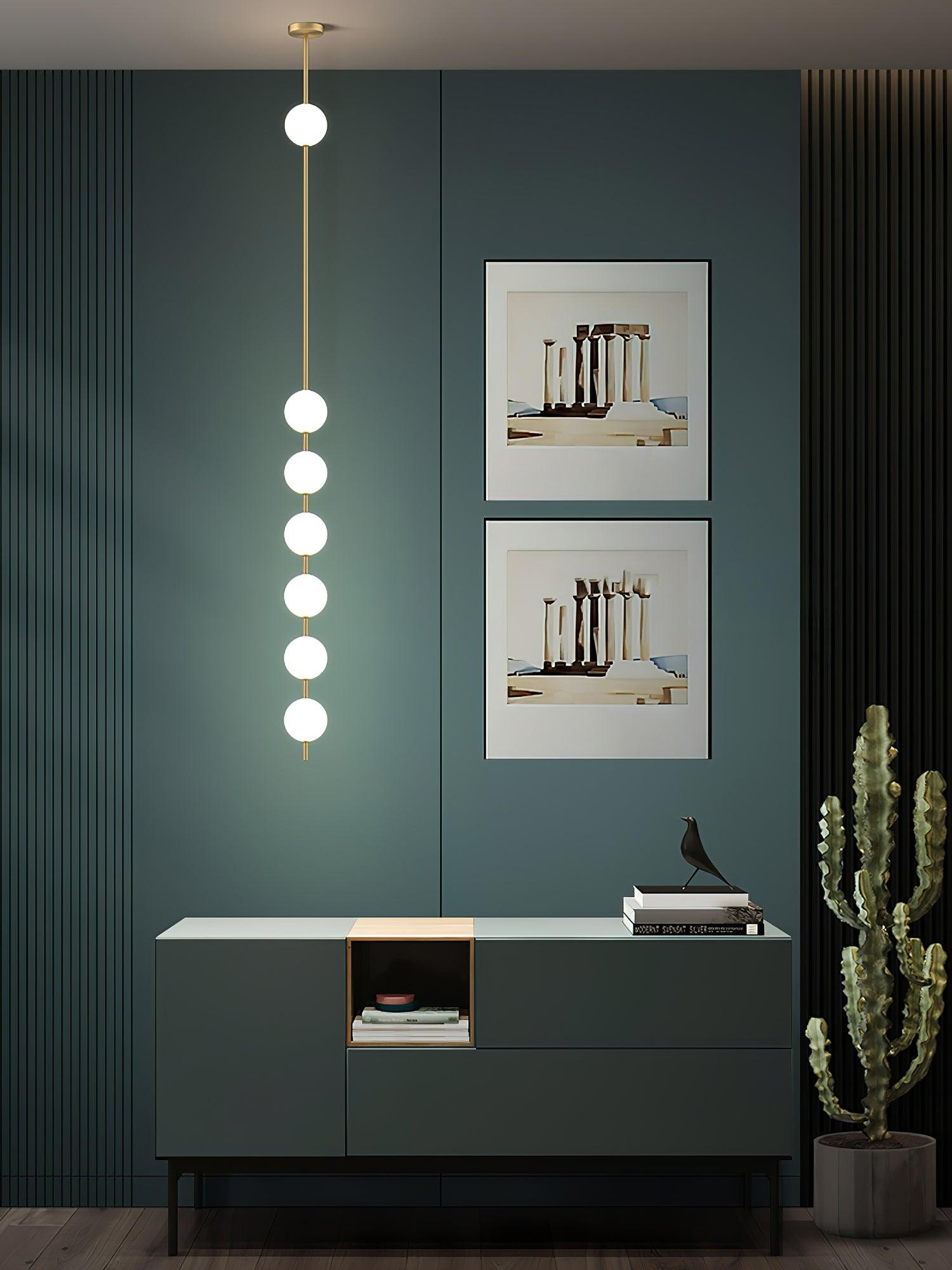 Halo Moderne Minimalistische Messing Pendelleuchte-Letslighting