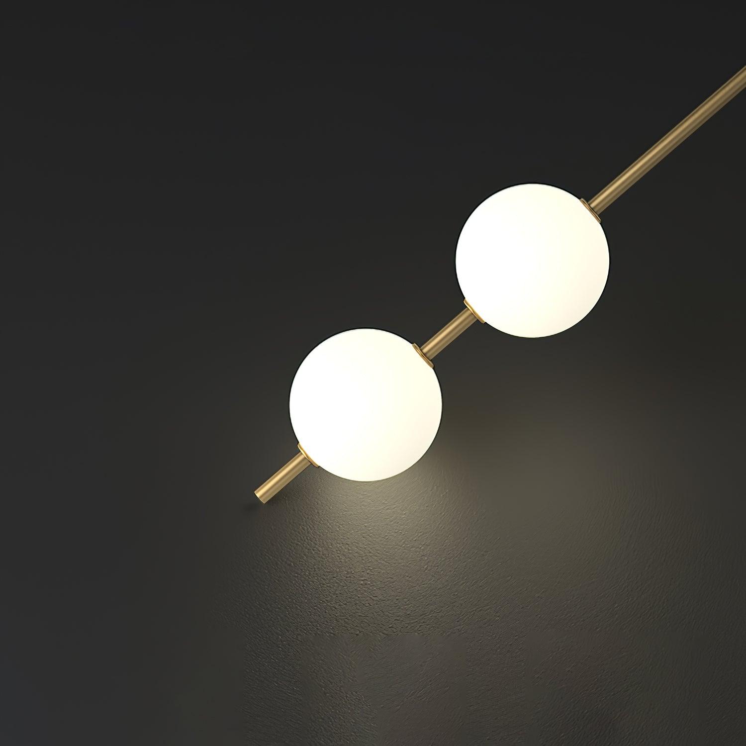 Halo Moderne Minimalistische Messing Pendelleuchte-Letslighting