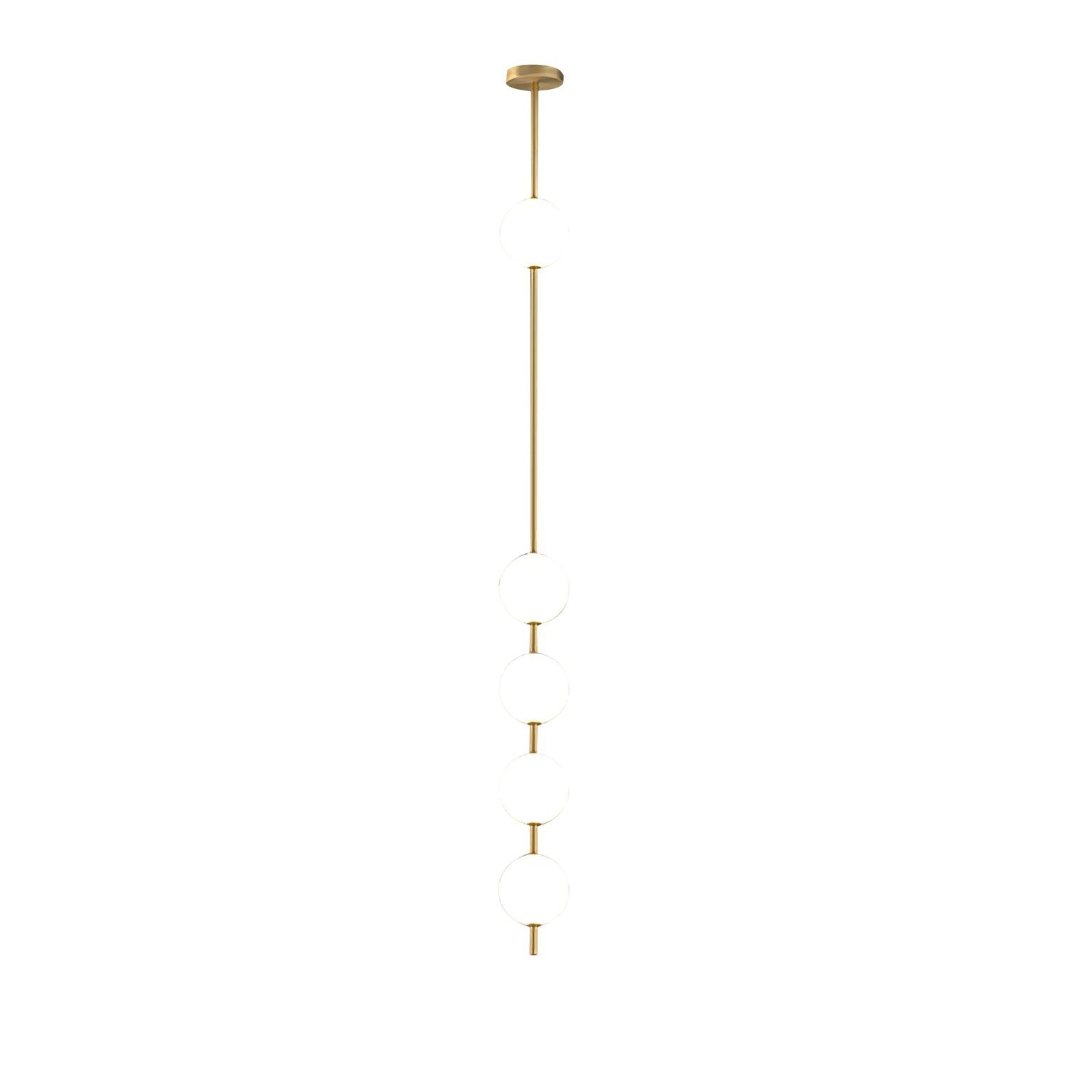 Halo Moderne Minimalistische Messing Pendelleuchte-Letslighting