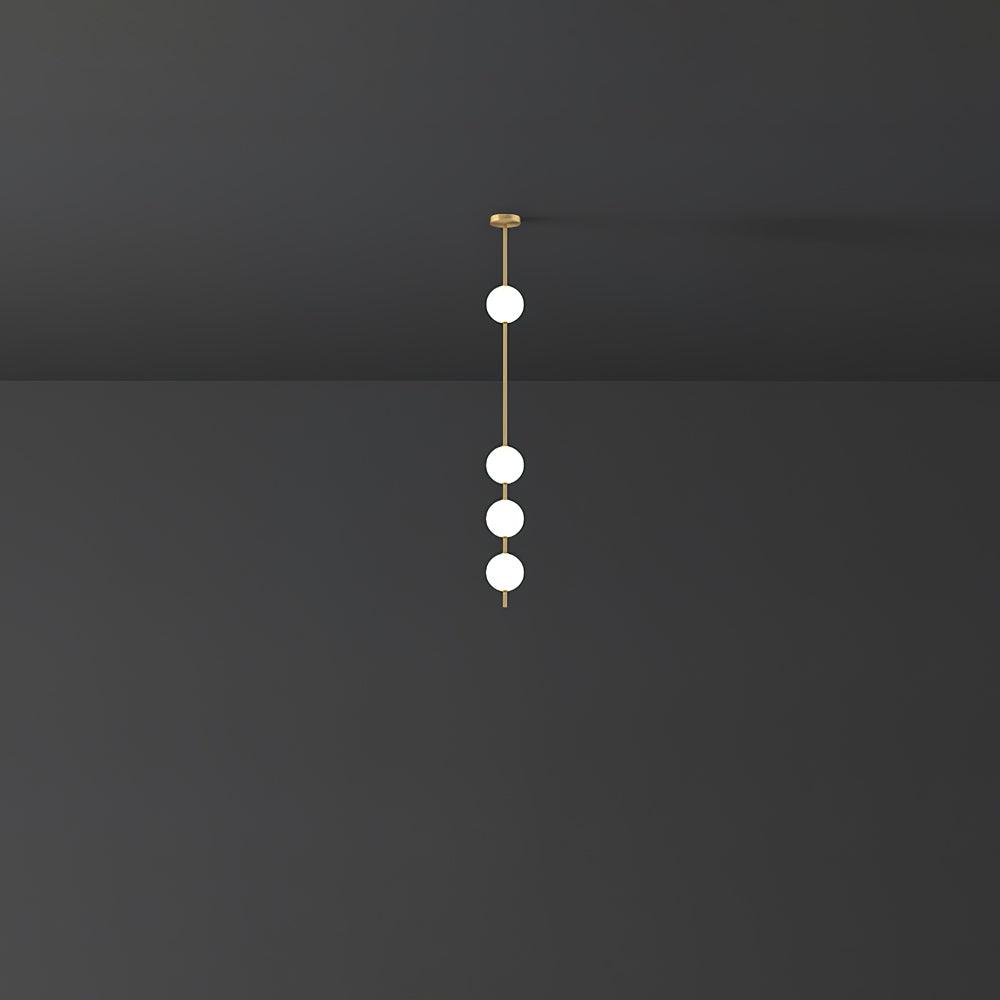 Halo Moderne Minimalistische Messing Pendelleuchte-Letslighting