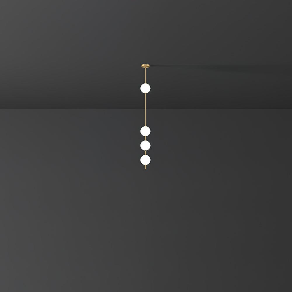 Halo Moderne Minimalistische Messing Pendelleuchte-Letslighting