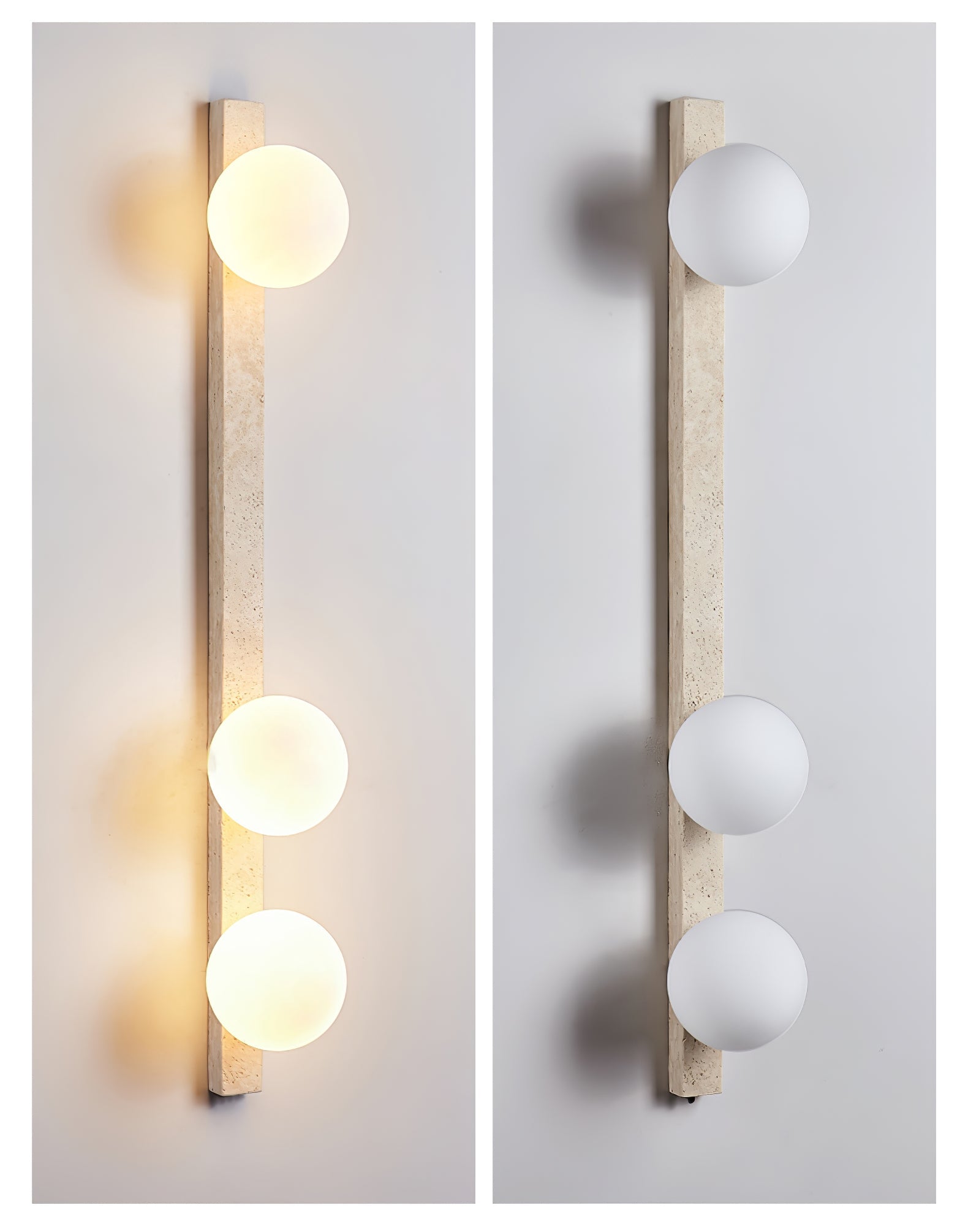 Zoshaira Travertin-Wandleuchte-Letslighting