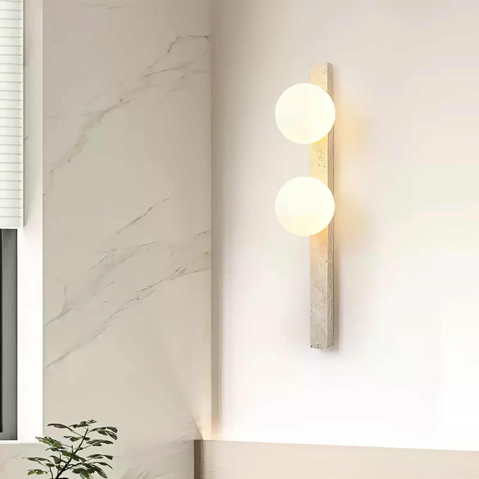 Zoshaira Travertin-Wandleuchte-Letslighting