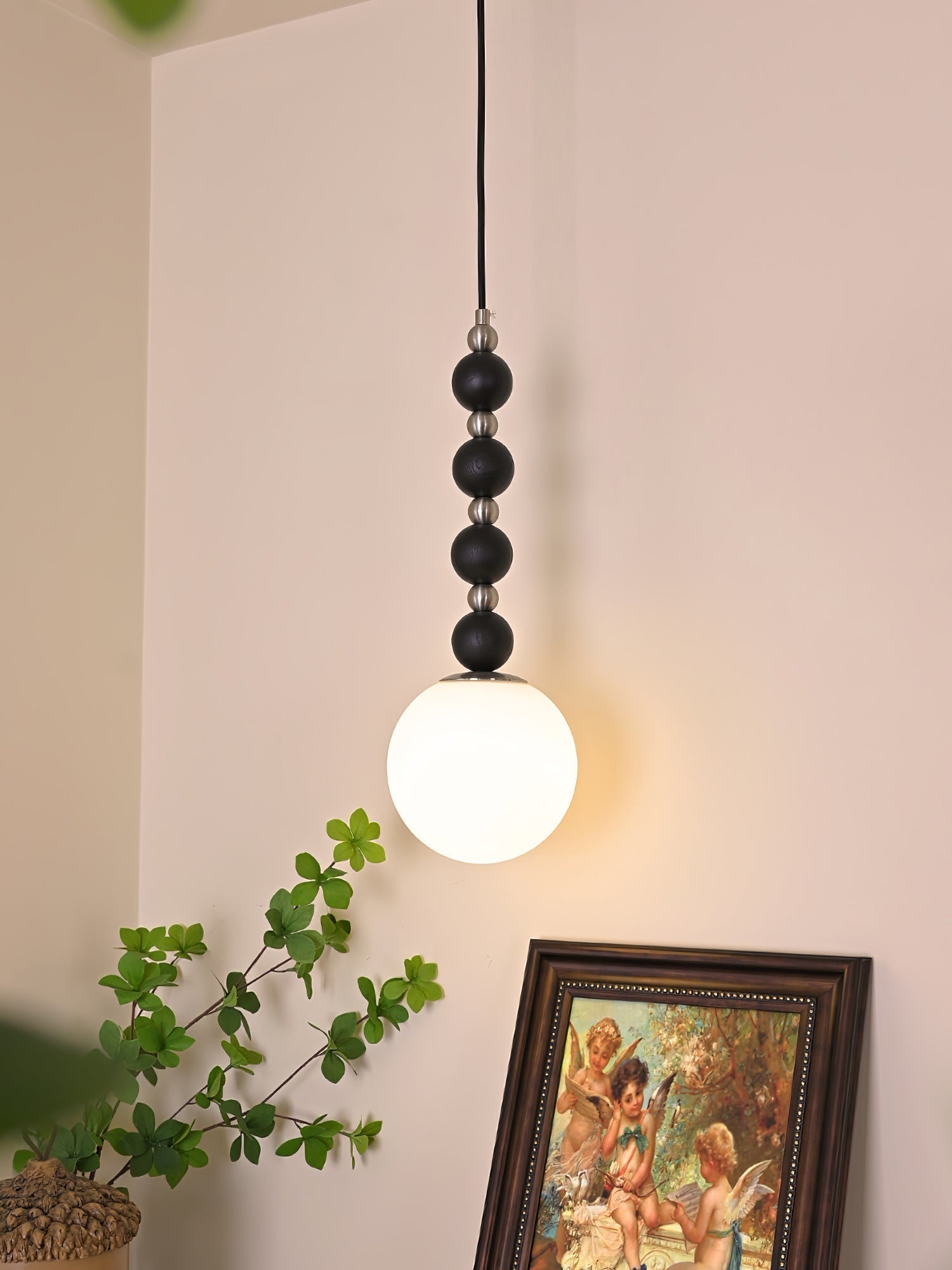 Golie Minimalistisch Holz Pendelleuchte Lampe-Letslighting
