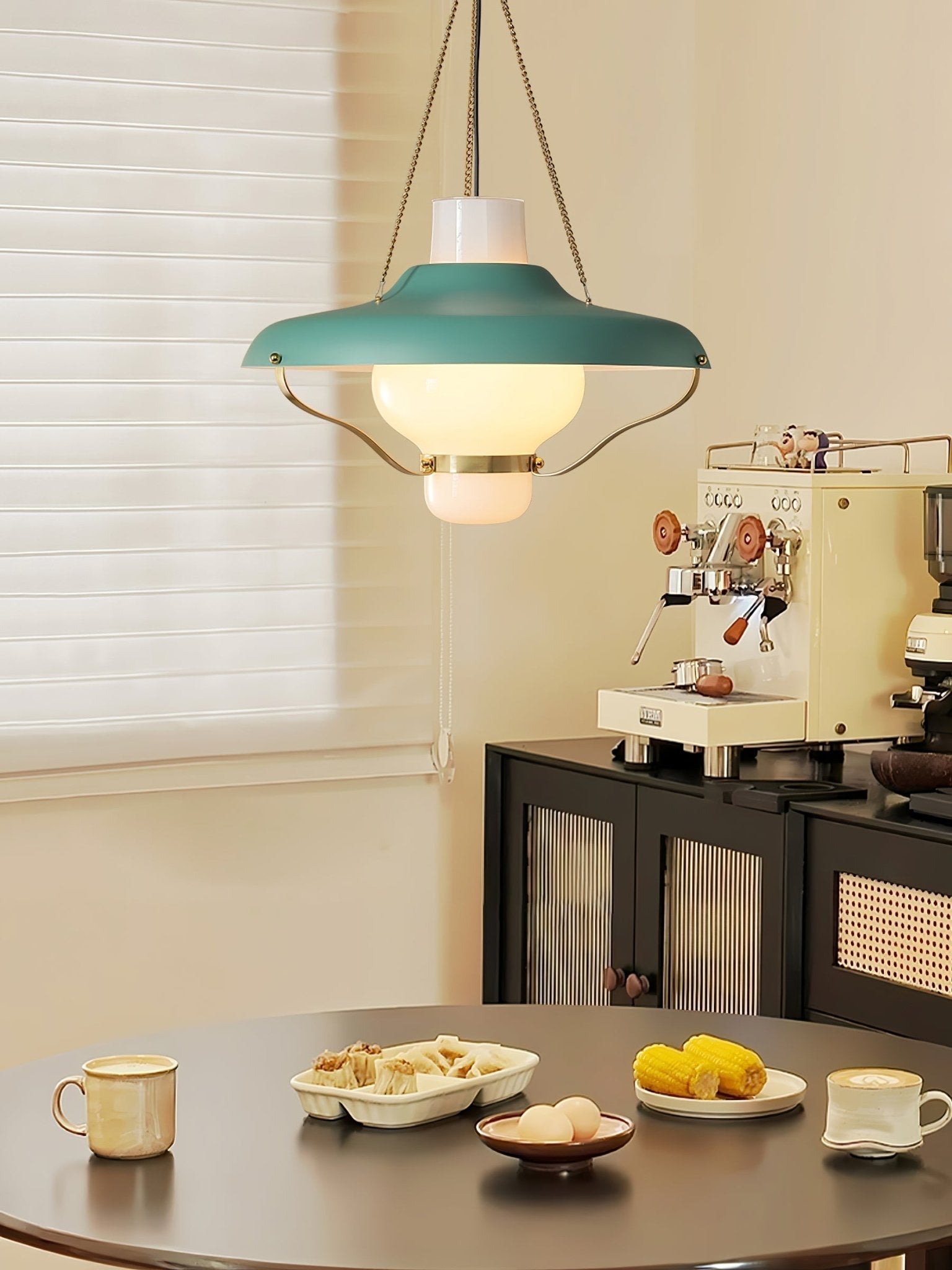Olaeon Mid-Century Glas Pendelleuchte-Letslighting