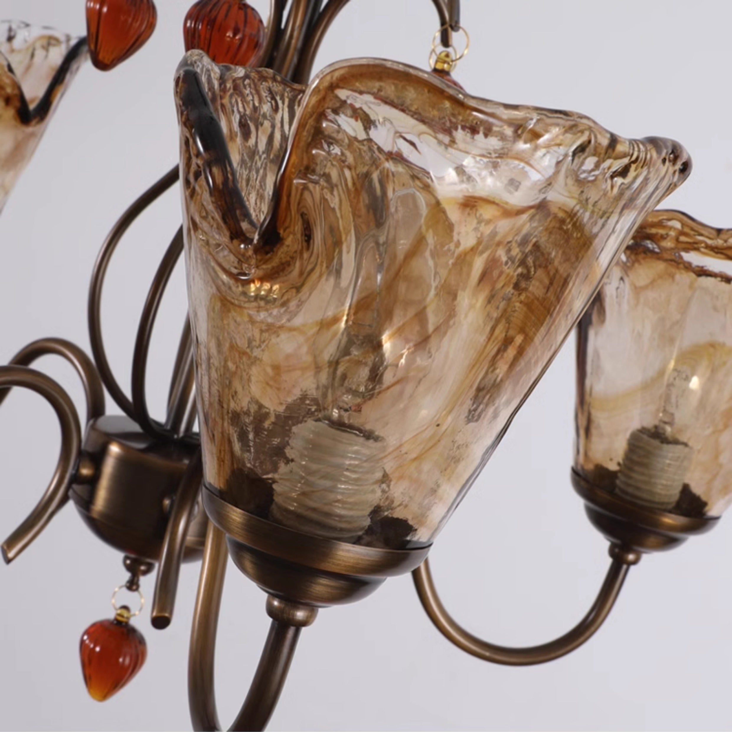 Evzorira Glas Kristall Vintage Luxus Kronleuchter-Letslighting