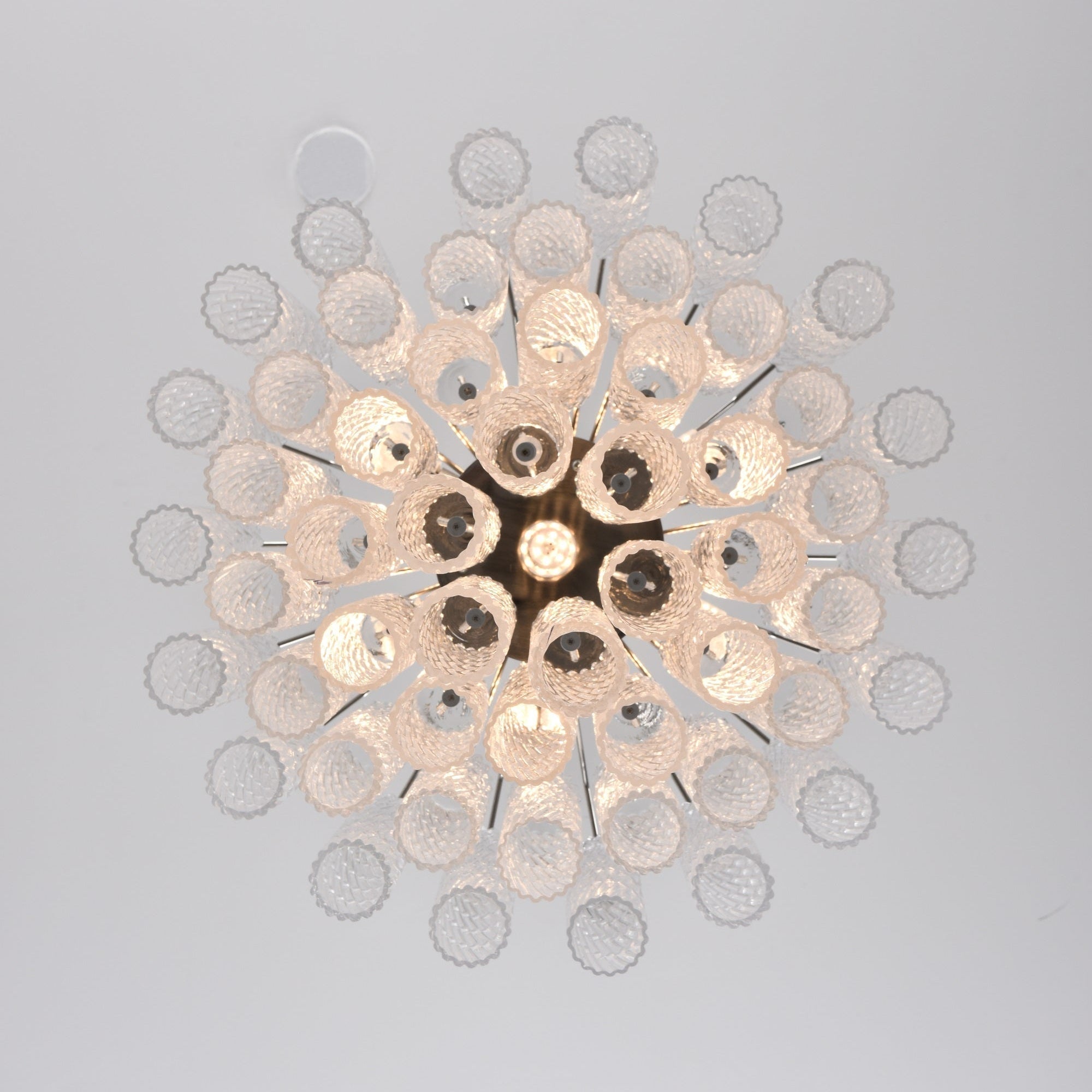 Aurora Chandelier Murano Glass Tiered Cascading Waves - Neutralighting