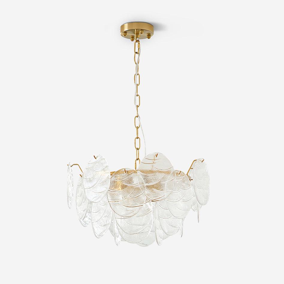 Leaf Vintage Glass Chandelier - Blowlighting