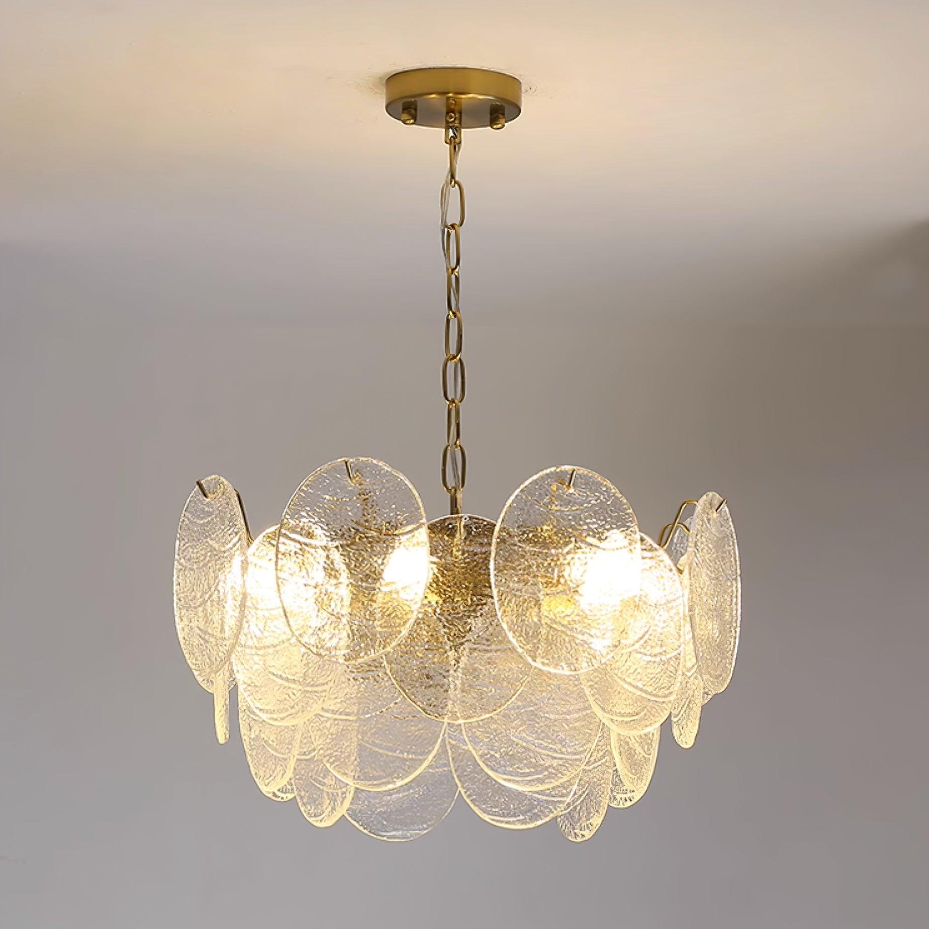 Leaf Vintage Glass Chandelier - Blowlighting