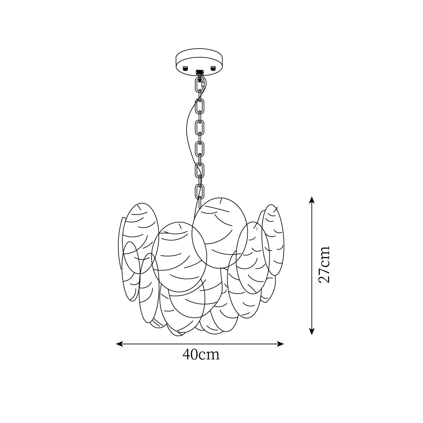 Chandelier Glass Discs Metal Frame Gold Finish Victorian - Letslighting