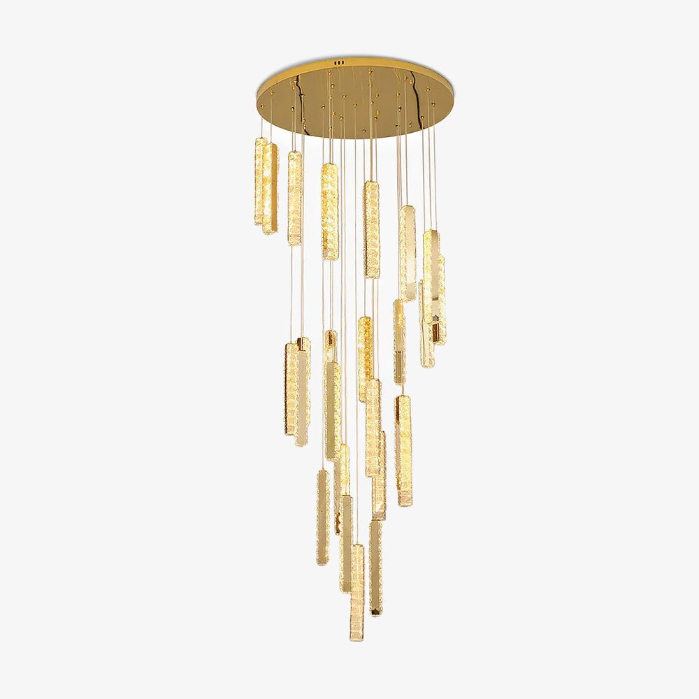 Lustra Kronleuchter Villa Forci Anhänger Silber Modern-Letslighting