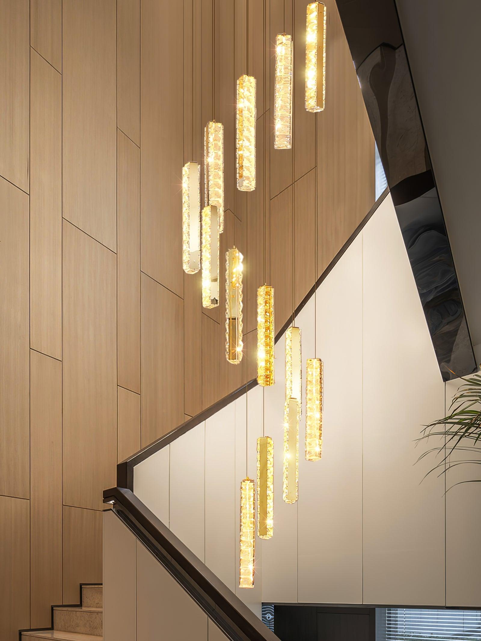 Lustra Kronleuchter Villa Forci Anhänger Silber Modern-Letslighting