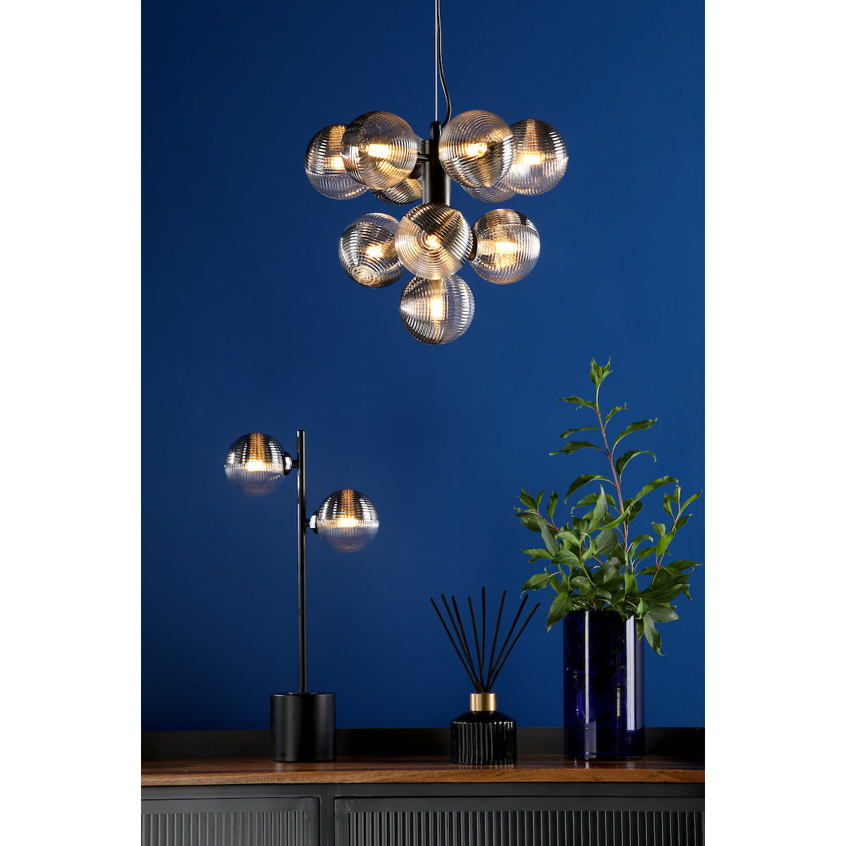Alnorel 10-light Individual Creativity Metal Glass Chandelier - Letslighting