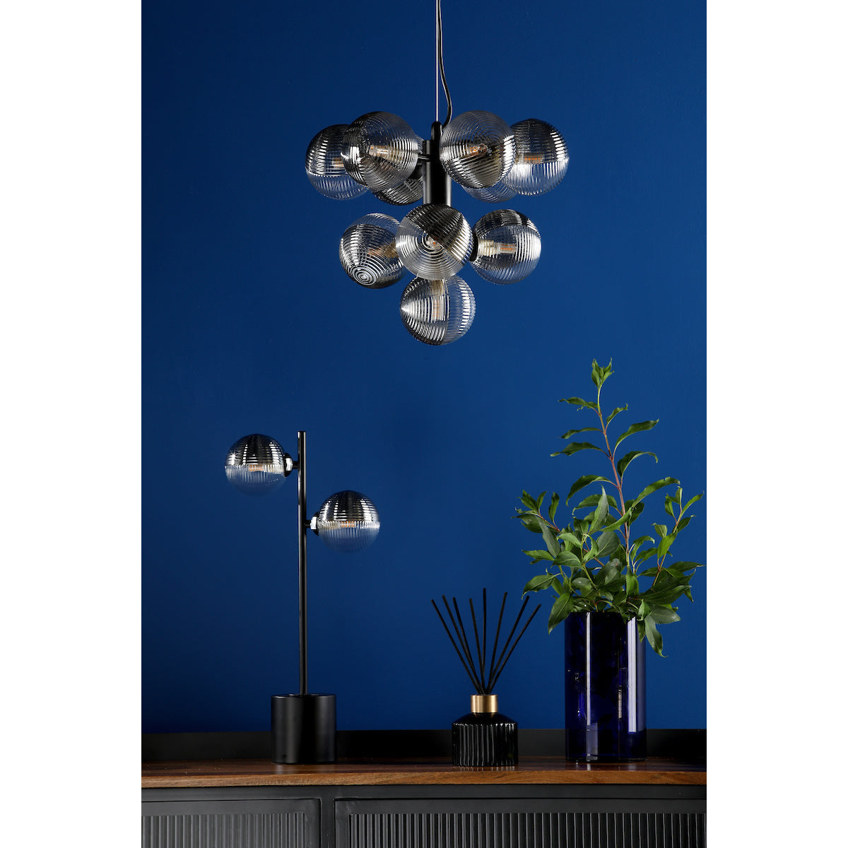 Alnorel 10-light Individual Creativity Metal Glass Chandelier - Letslighting