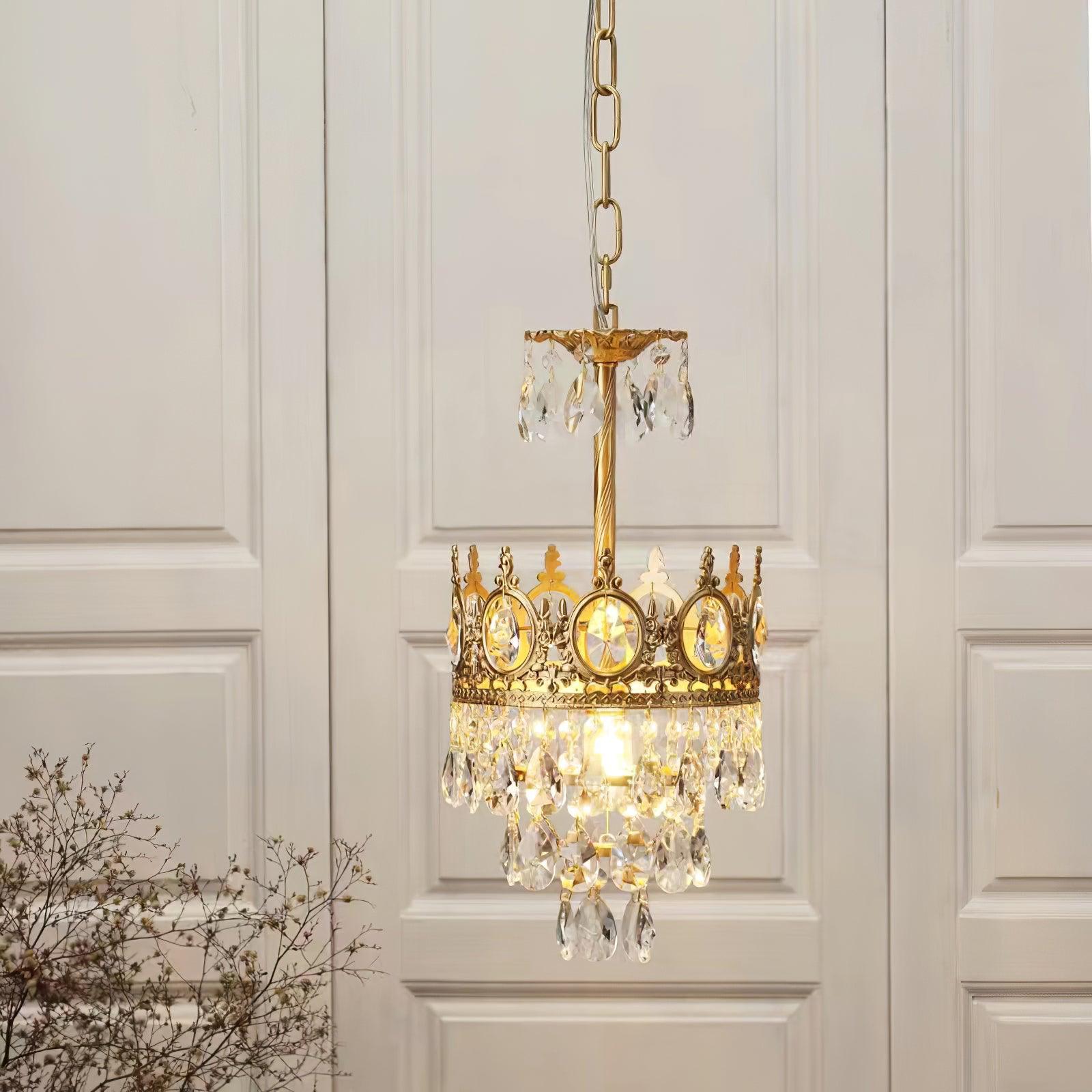 Lustra Pendelleuchte Vintage Kristalltropfen-Letslighting