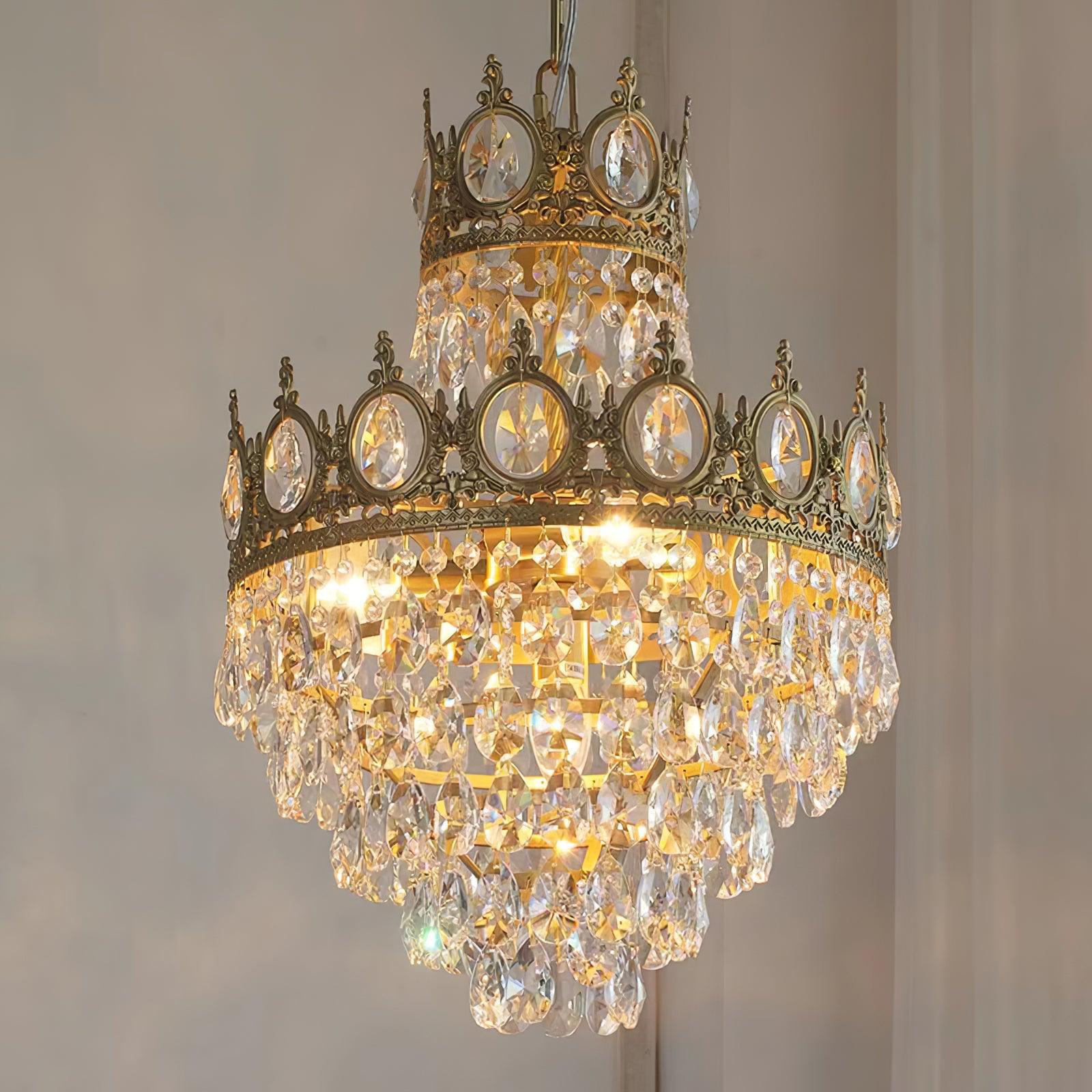 Lustra Pendelleuchte Vintage Kristalltropfen-Letslighting