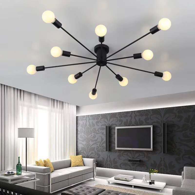 Valentina LED Pendelleuchte, Linear, 4 Farben, Metall, Wohnzimmer