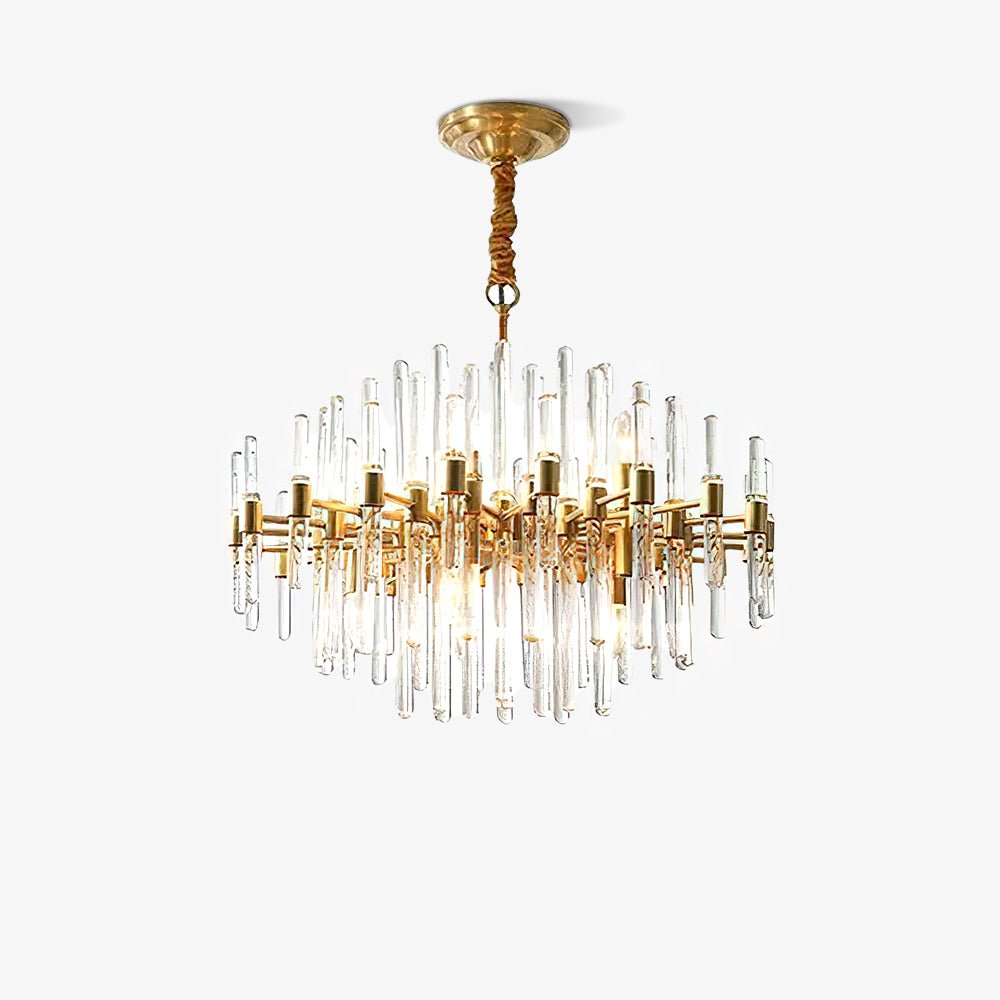 Solara Kronleuchter Antik Messing Sternenexplosion-Letslighting