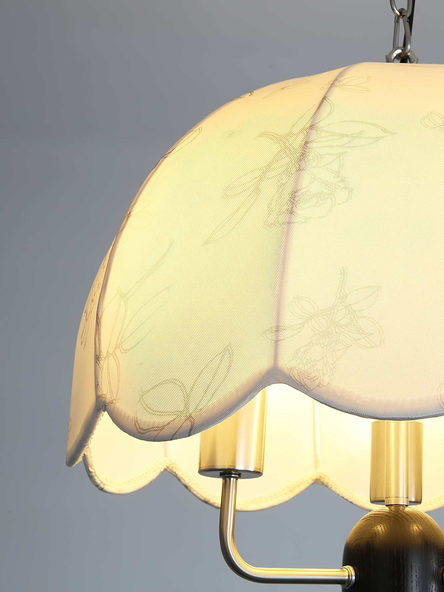 Ervaren Vintage Stoff Holz Pendelleuchte-Letslighting