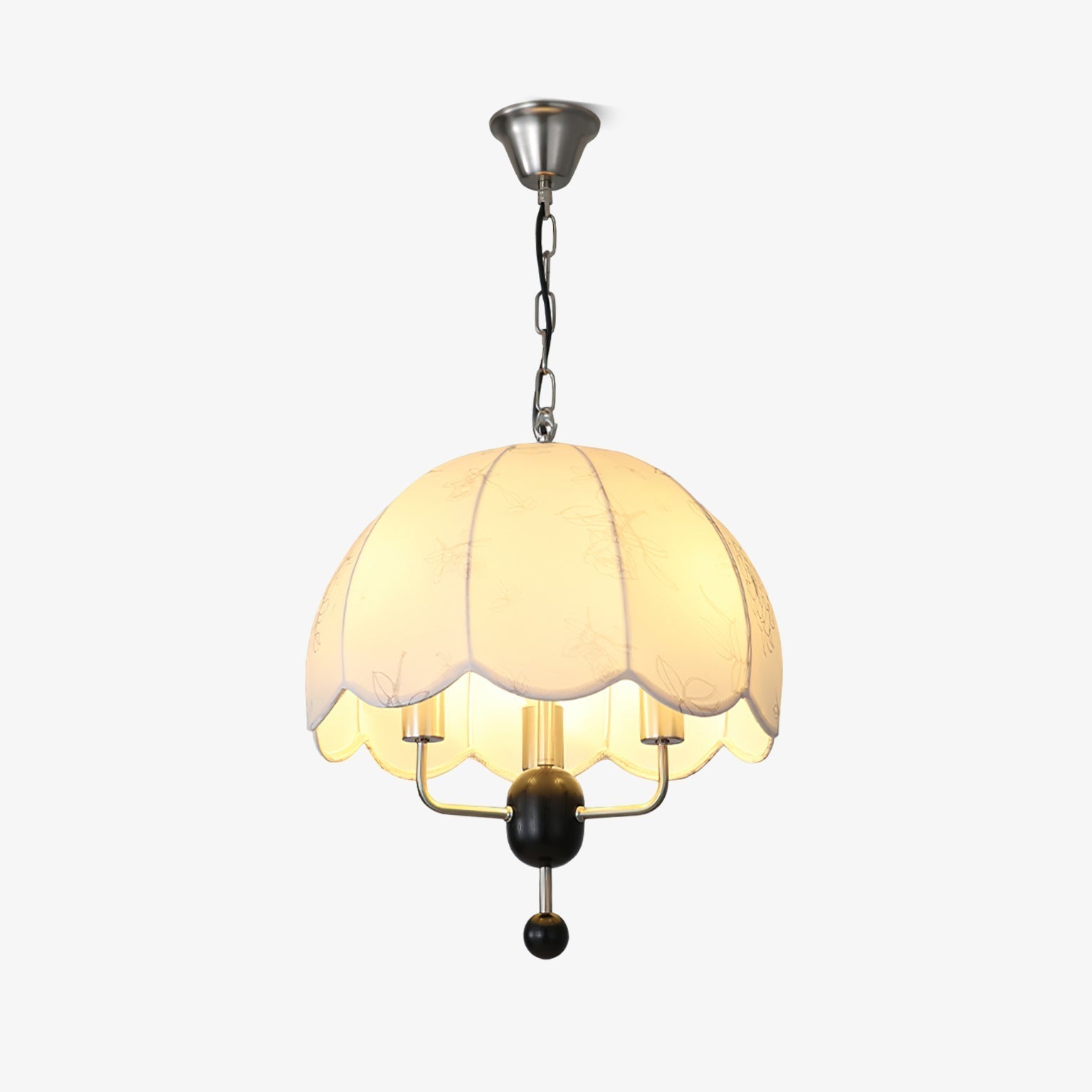 Ervaren Vintage Stoff Holz Pendelleuchte-Letslighting