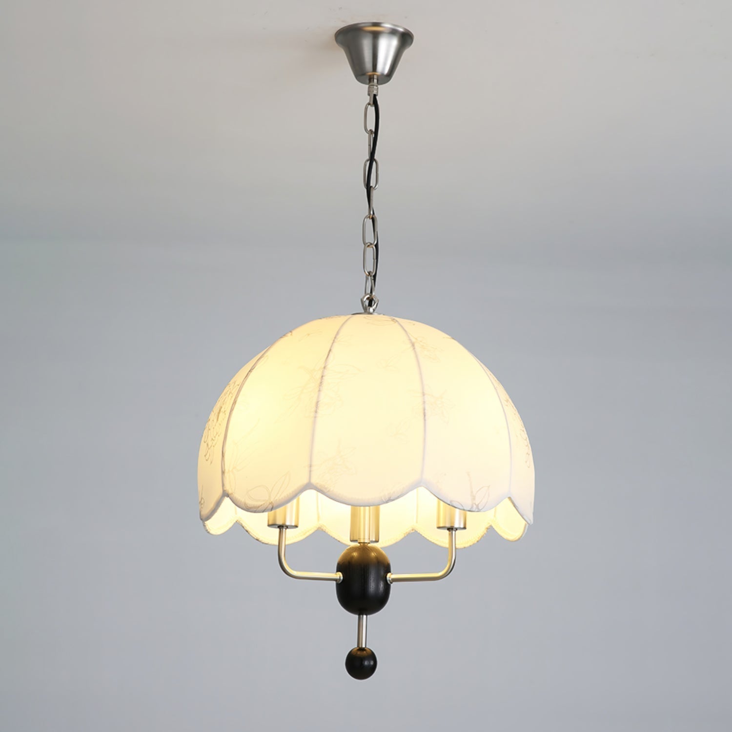 Ervaren Vintage Stoff Holz Pendelleuchte-Letslighting