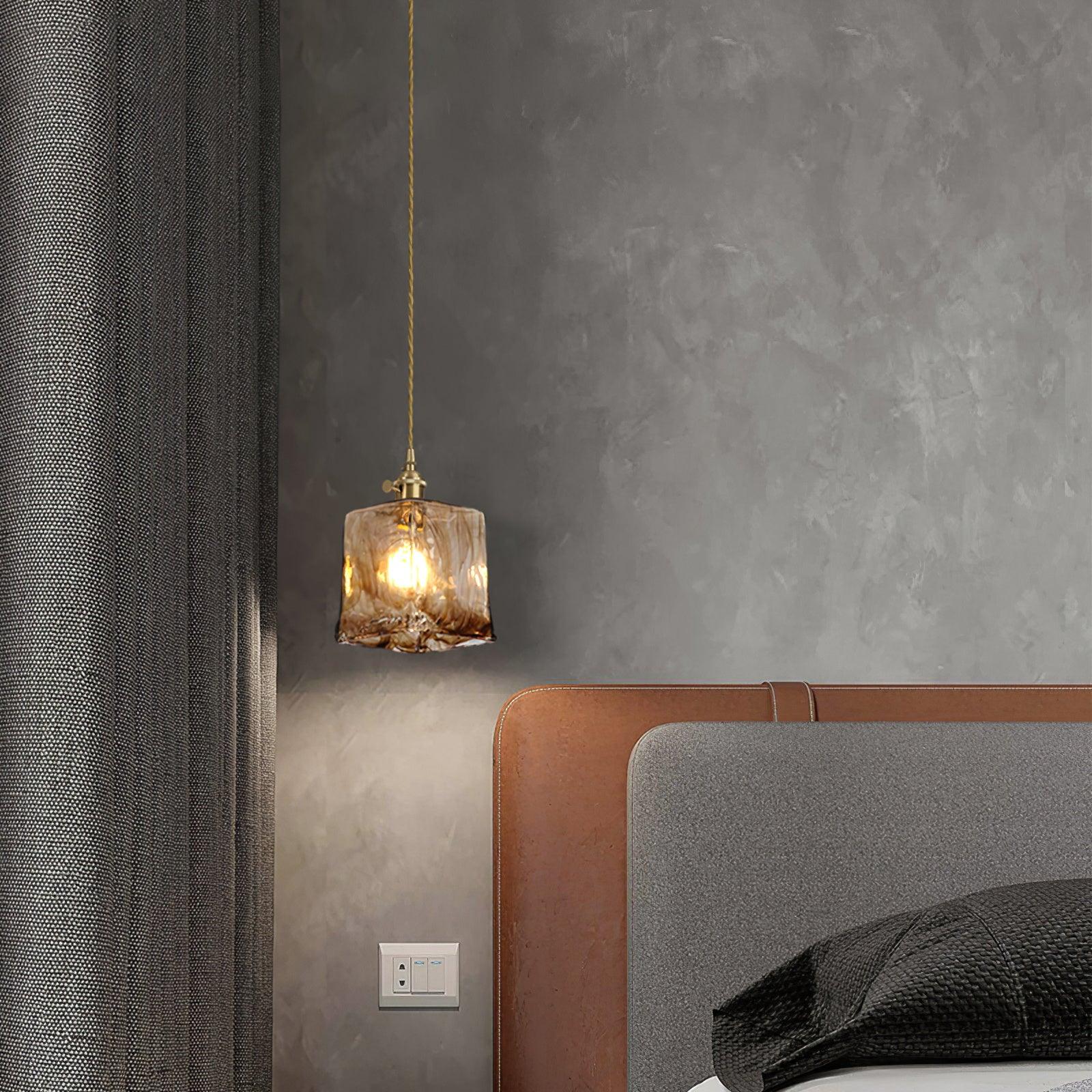 Lioracr Vintage Glas Pendelleuchte Leuchte-Letslighting