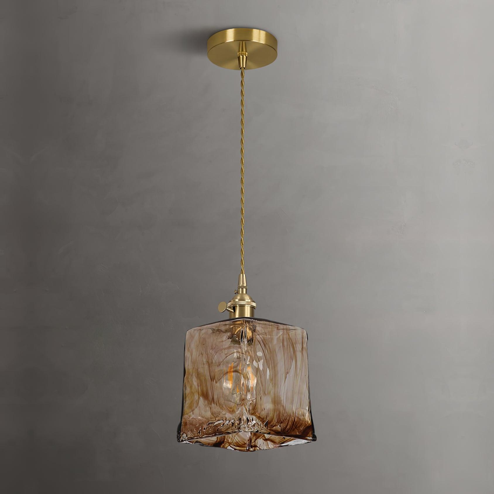 Lioracr Vintage Glas Pendelleuchte Leuchte-Letslighting