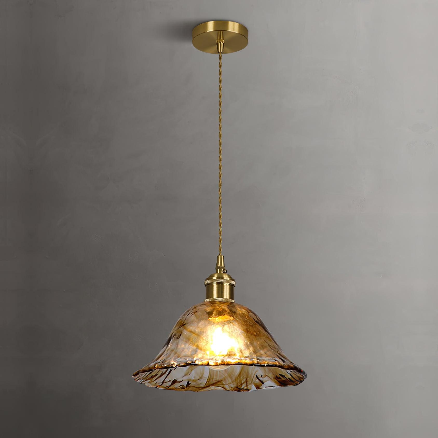 Lioracr Vintage Glas Pendelleuchte Leuchte-Letslighting