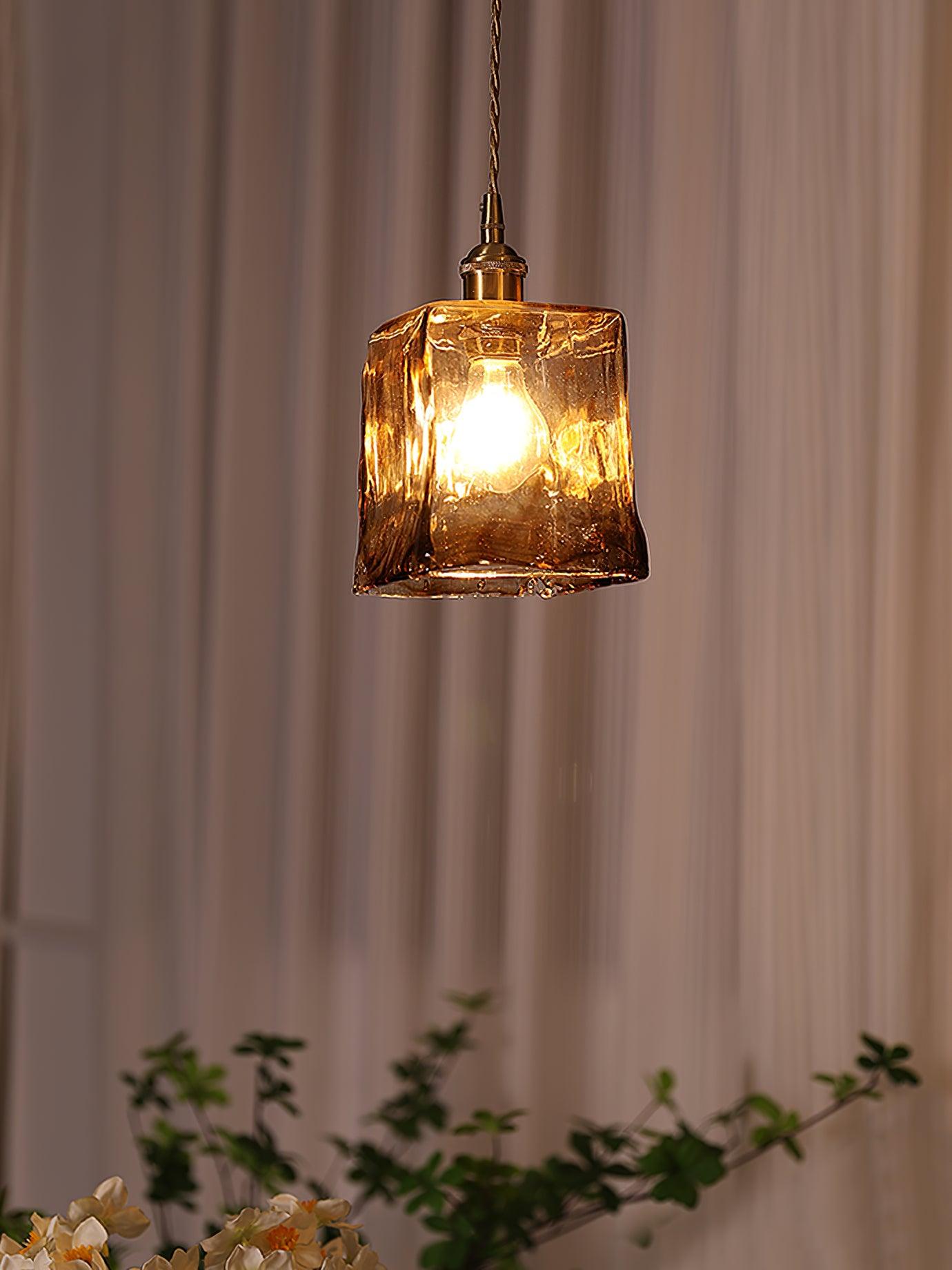 Lioracr Vintage Glas Pendelleuchte Leuchte-Letslighting