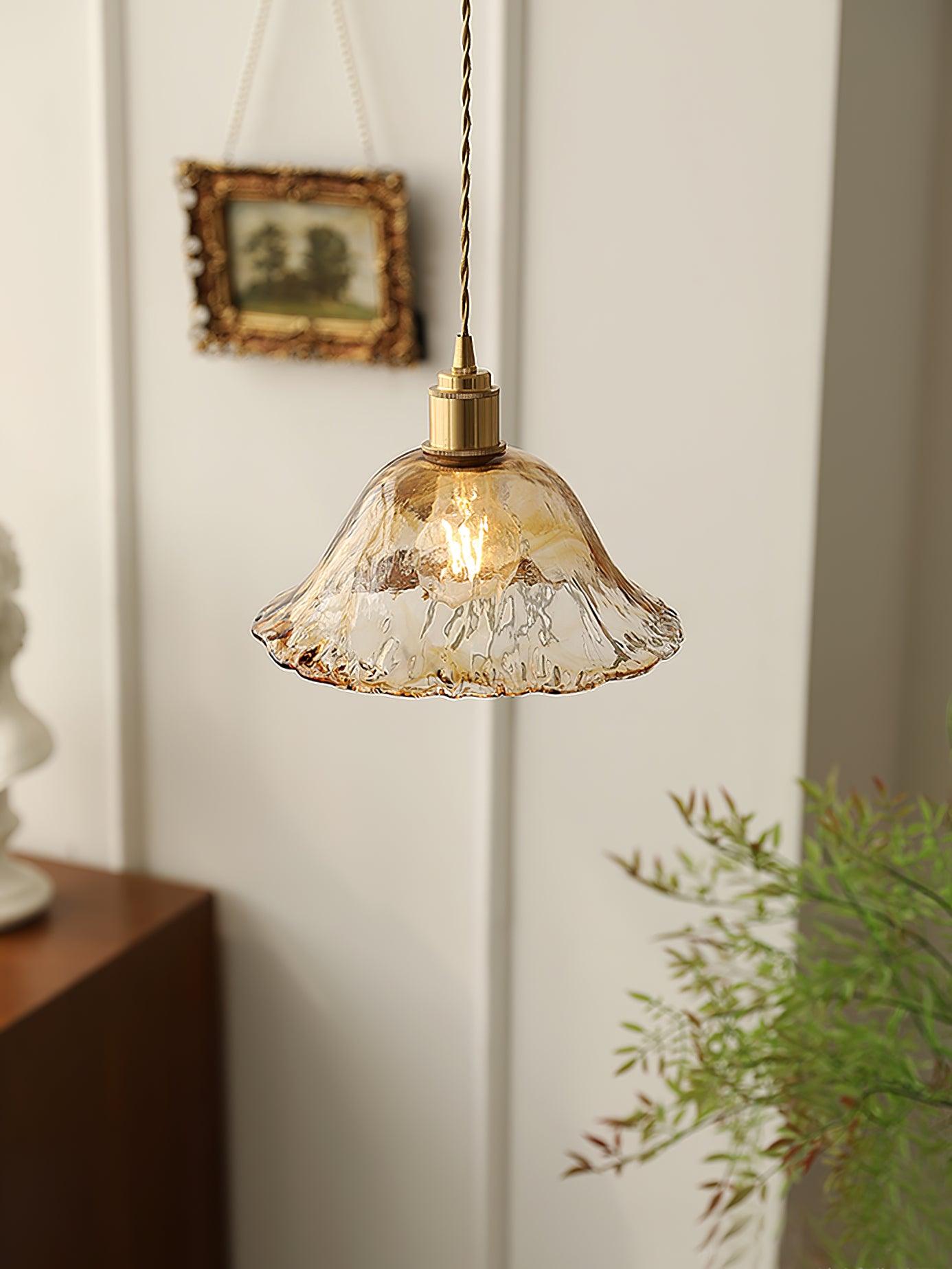 Lioracr Vintage Glas Pendelleuchte Leuchte-Letslighting