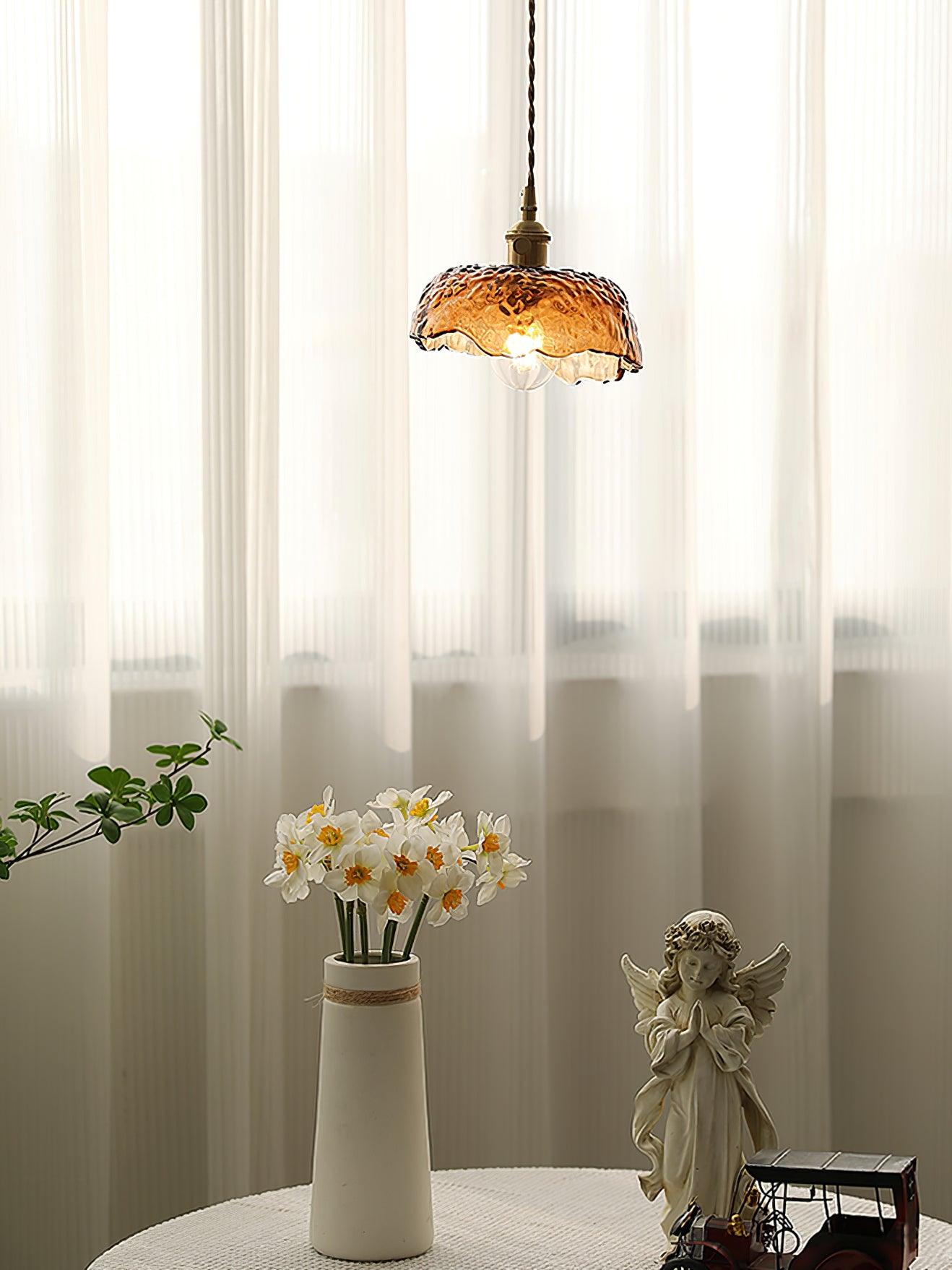 Lioracr Vintage Glas Pendelleuchte Leuchte-Letslighting