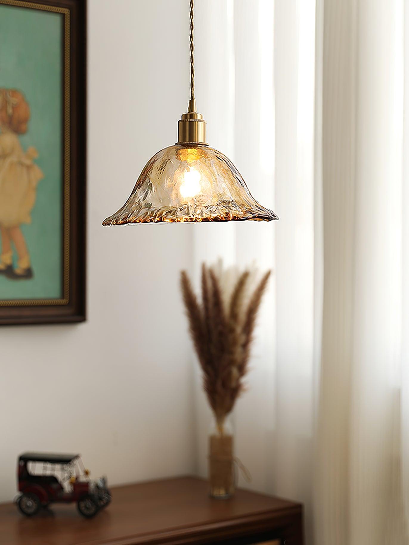Lioracr Vintage Glas Pendelleuchte Leuchte-Letslighting