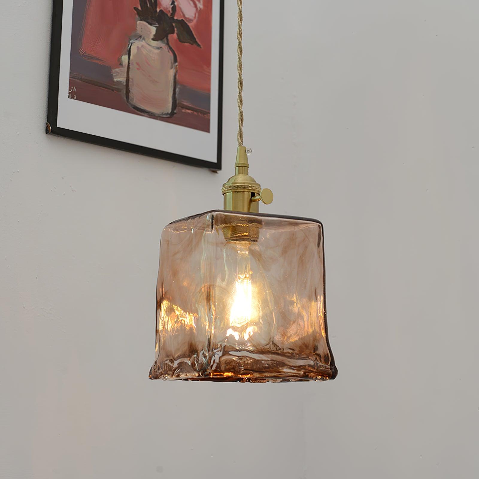 Lioracr Vintage Glas Pendelleuchte Leuchte-Letslighting